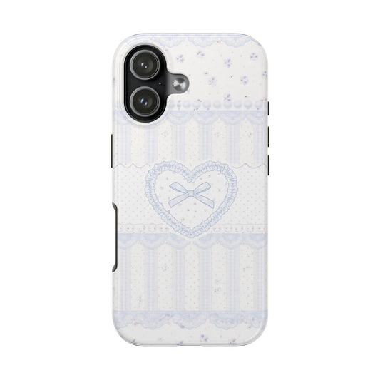 Coquette Blue Lace - Protective Phone Case