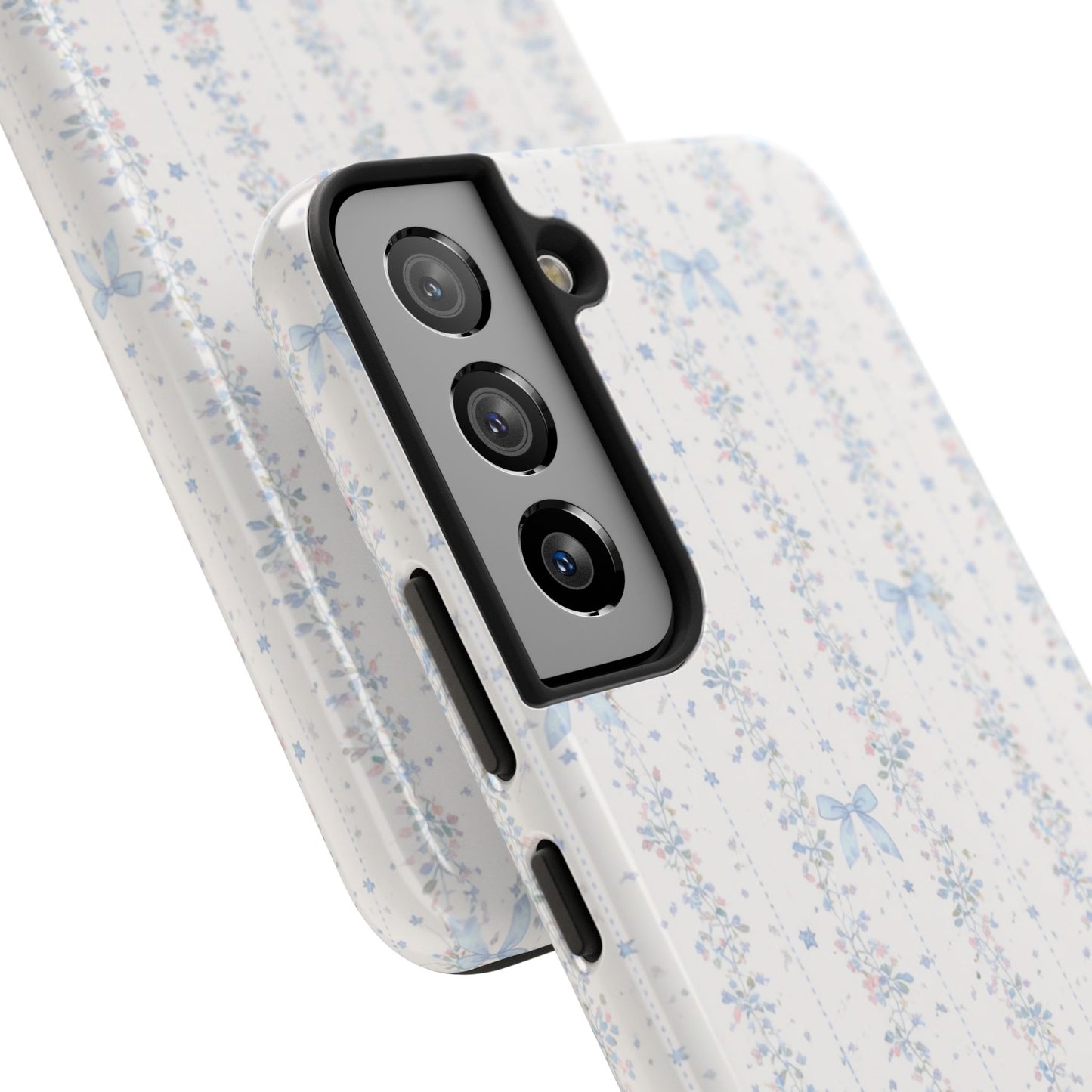 Bows and Stripes - Protective Phone Case