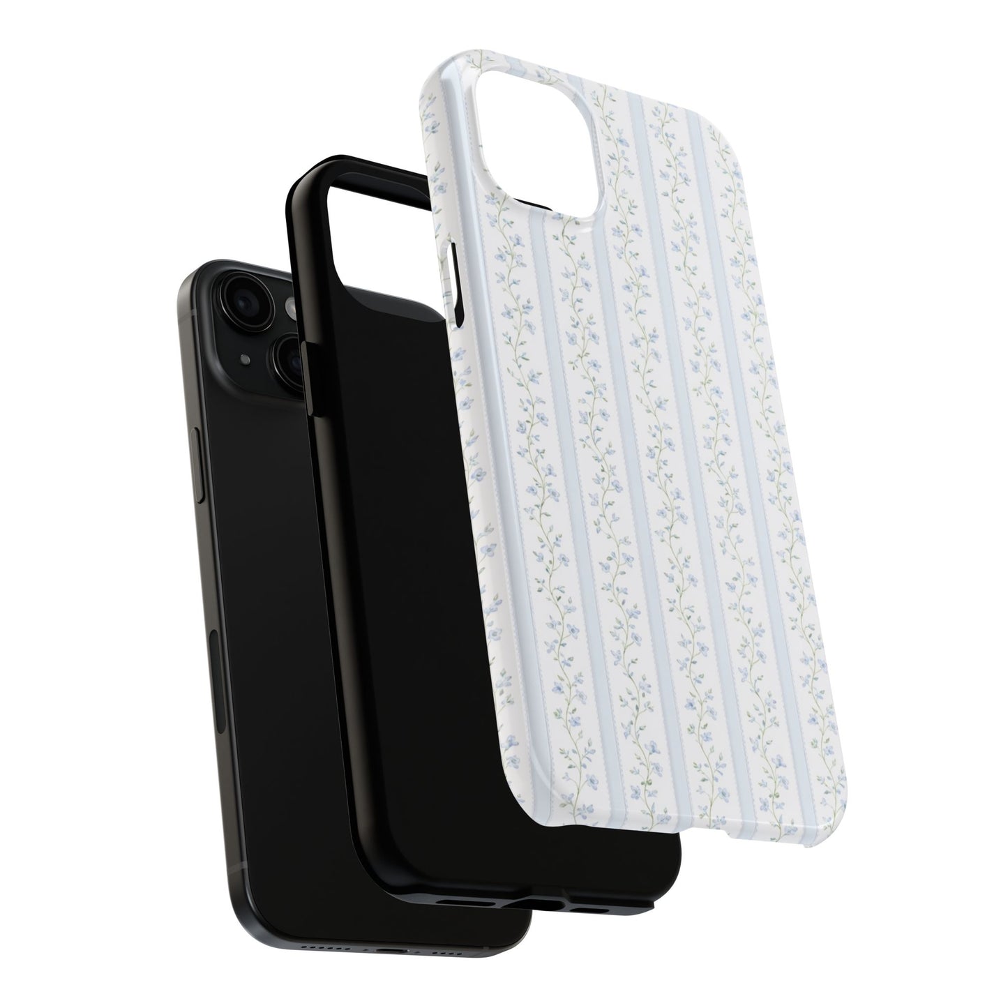 Vintage Blue Vine - Protective Phone Case