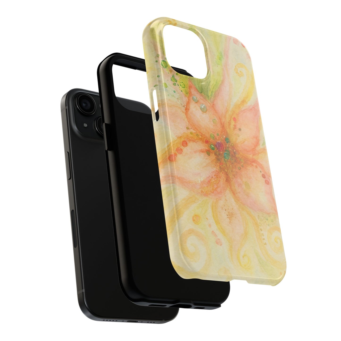 Shimmery Flower - Protective Phone Case