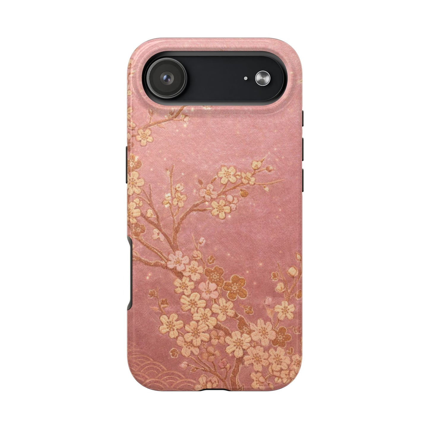 Pink Gold Cherry Blossom - Protective Phone Case