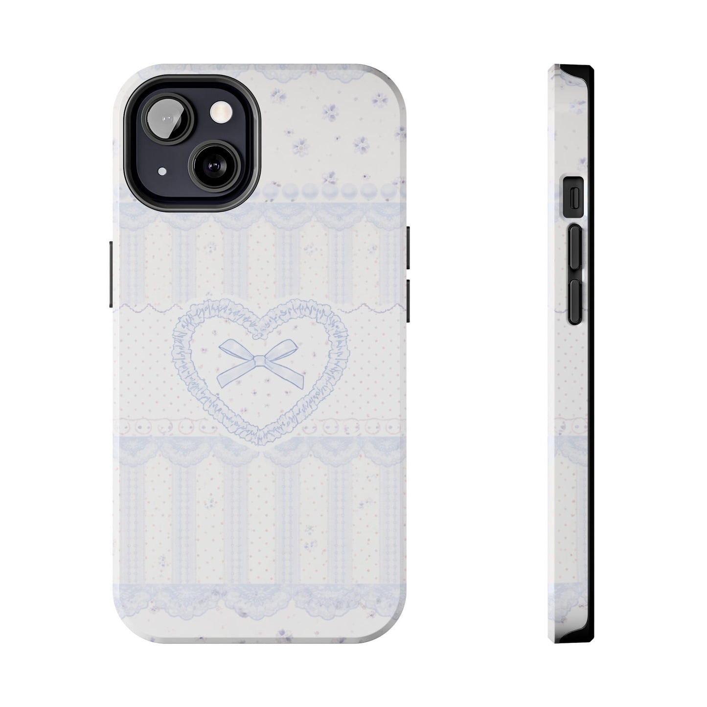 Coquette Blue Lace - Protective Phone Case