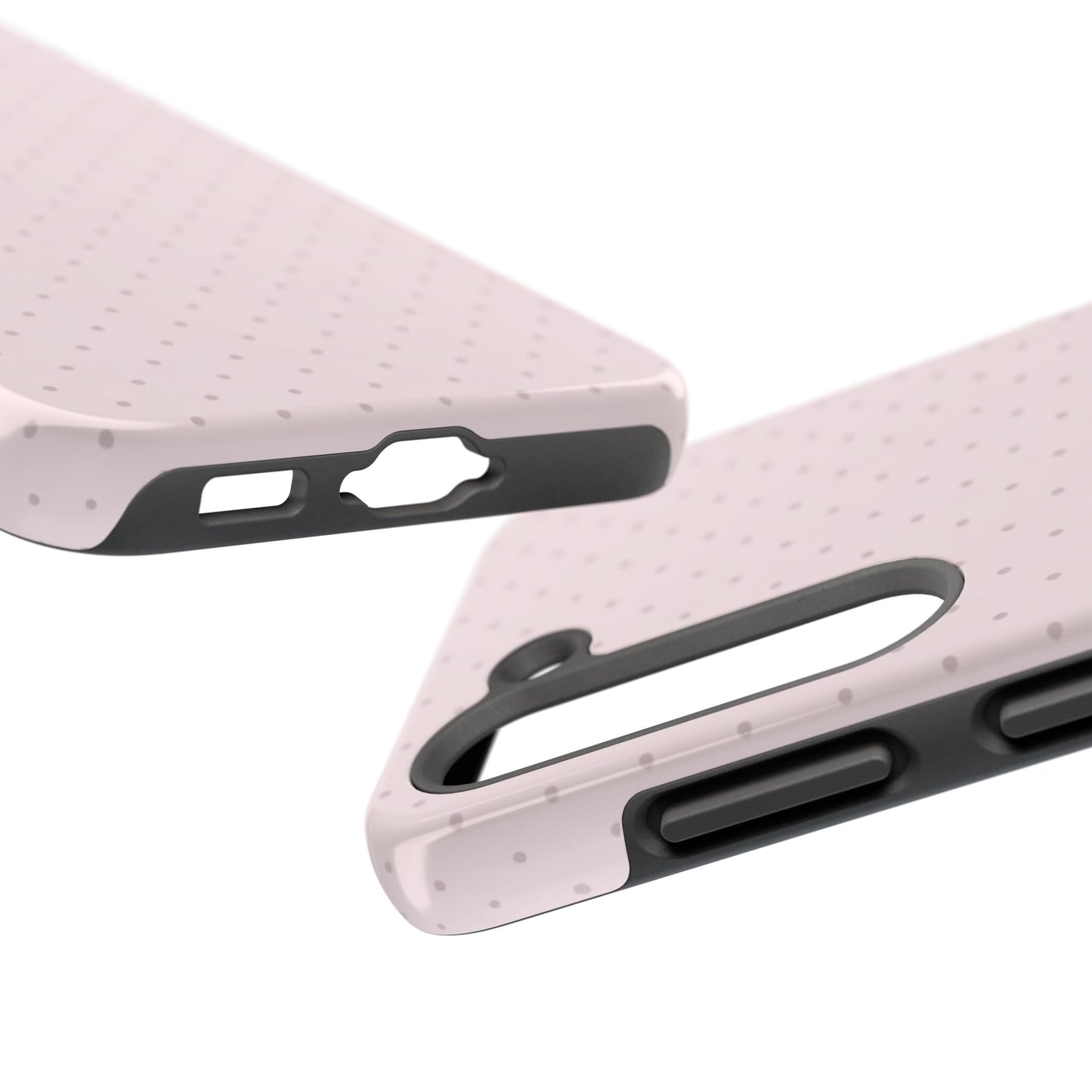 Blush Pink Polka Dot - Protective Phone Case