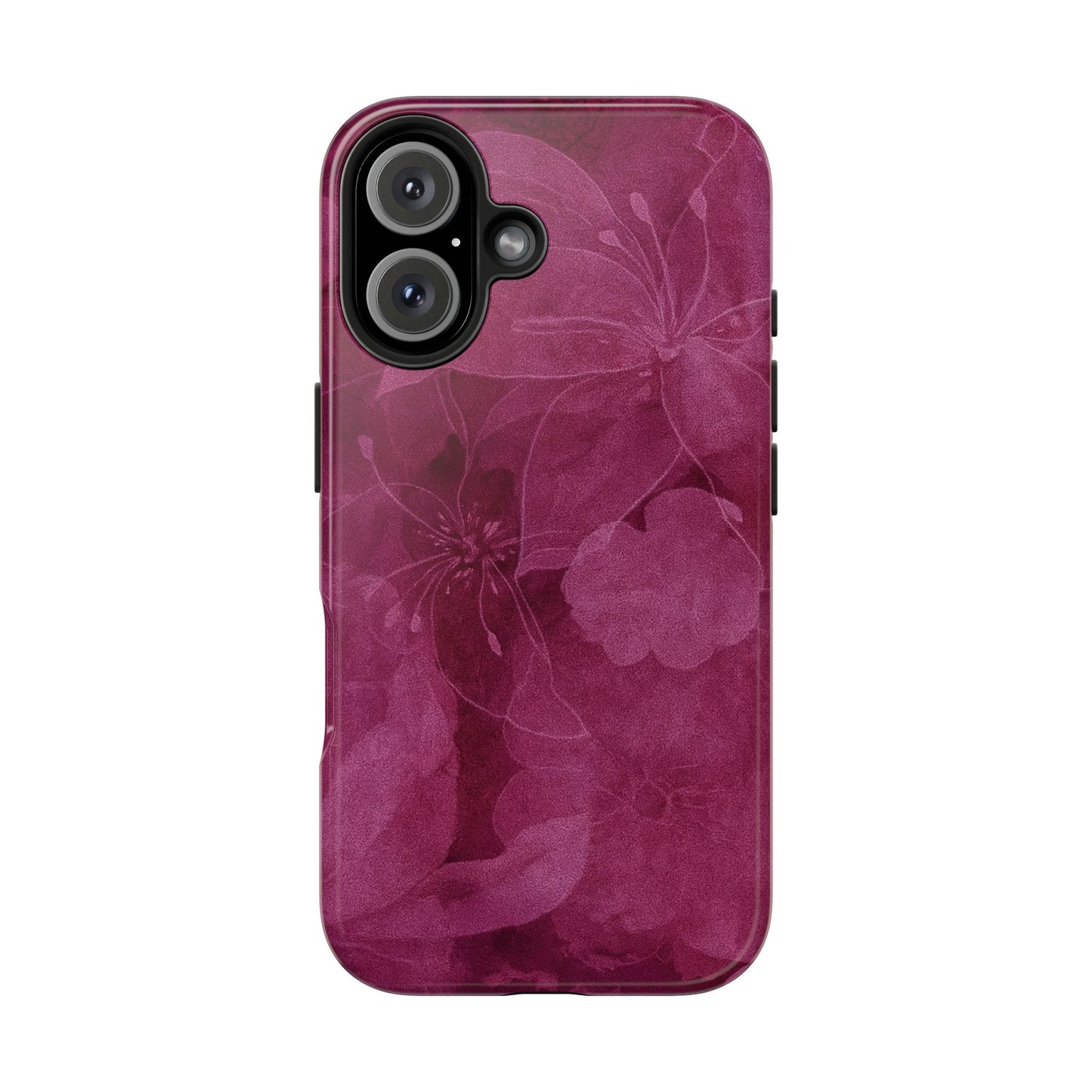 Magenta Petals - Protective Phone Case