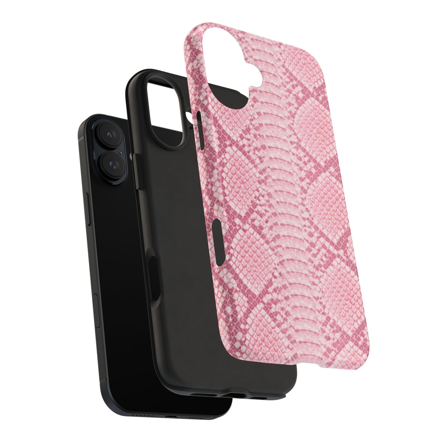Pink Snake Skin - Protective Phone Case