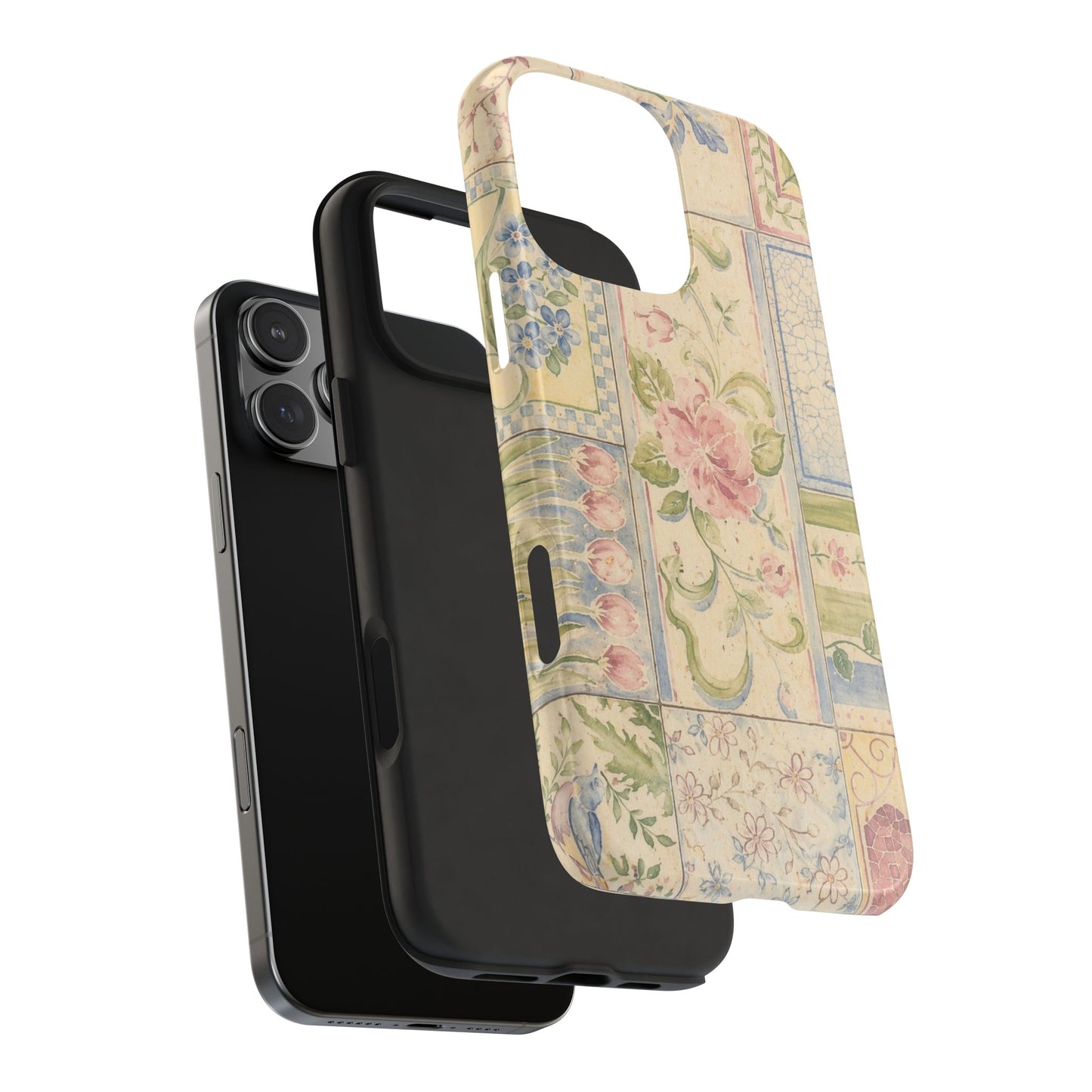 Floral Patchwork - Protective Phone Case