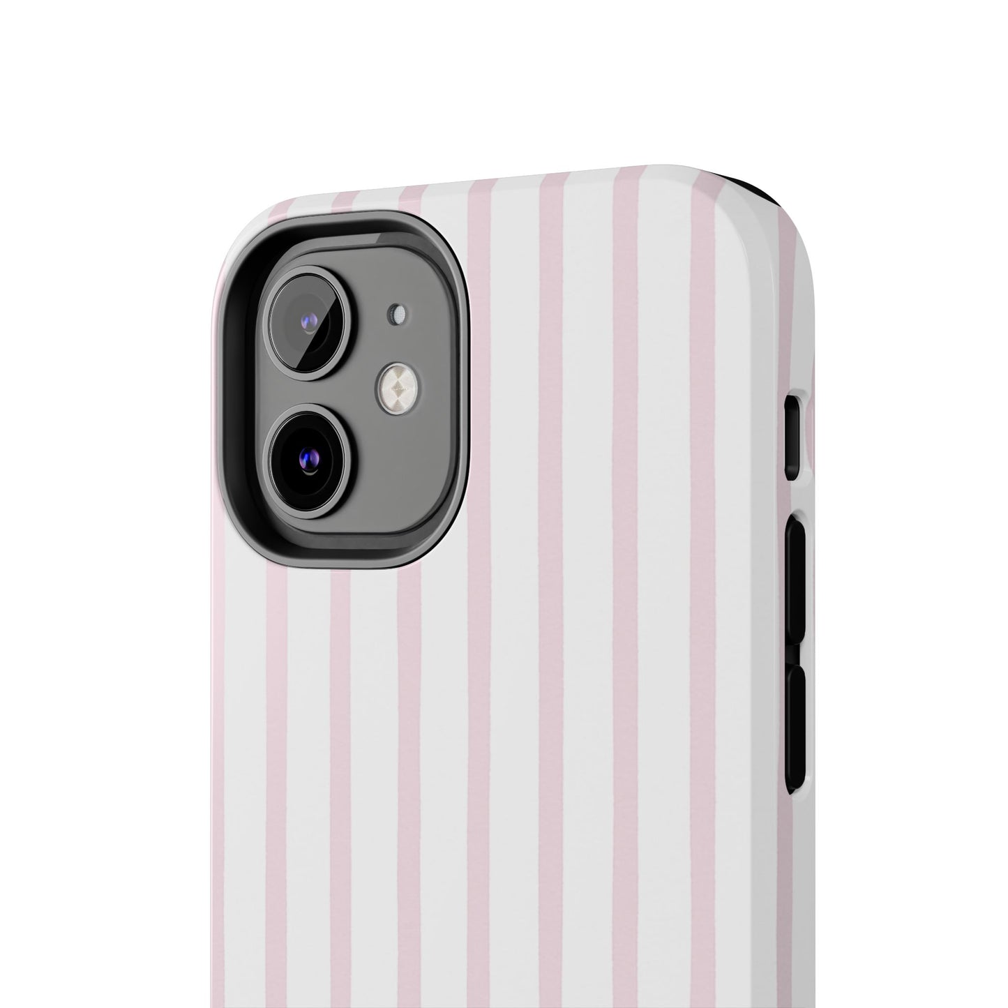 Pink Vertical Stripes - Protective Phone Case