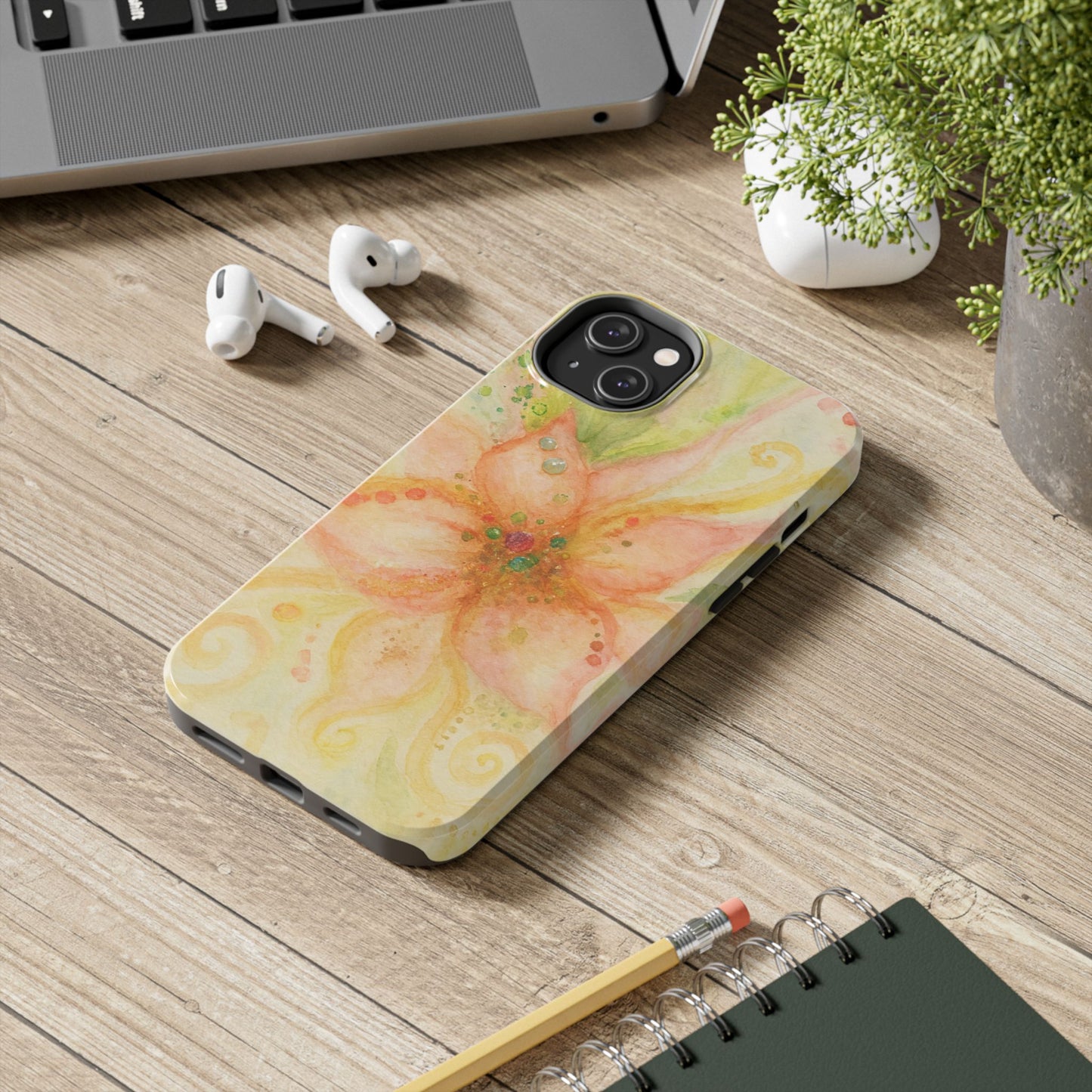 Shimmery Flower - Protective Phone Case