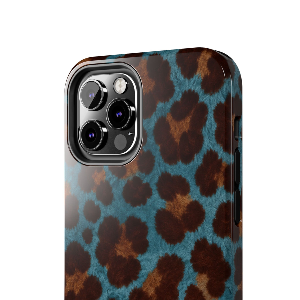 Teal Leopard - Protective Phone Case
