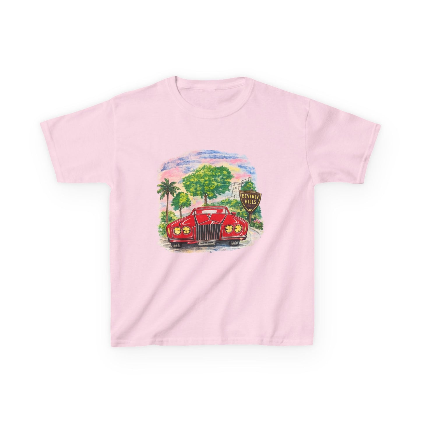 Vintage Convertible Car - Baby Tee