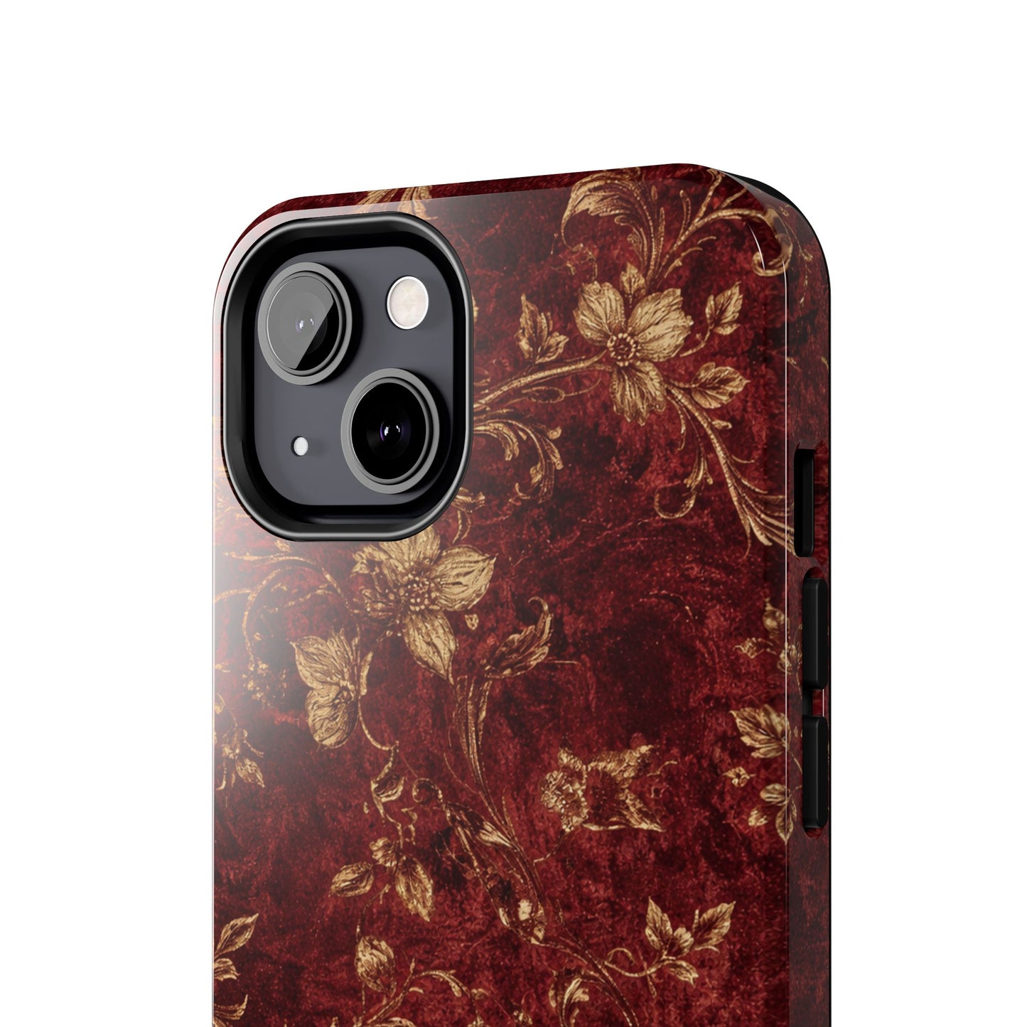 Floral Burgundy - Protective Phone Case