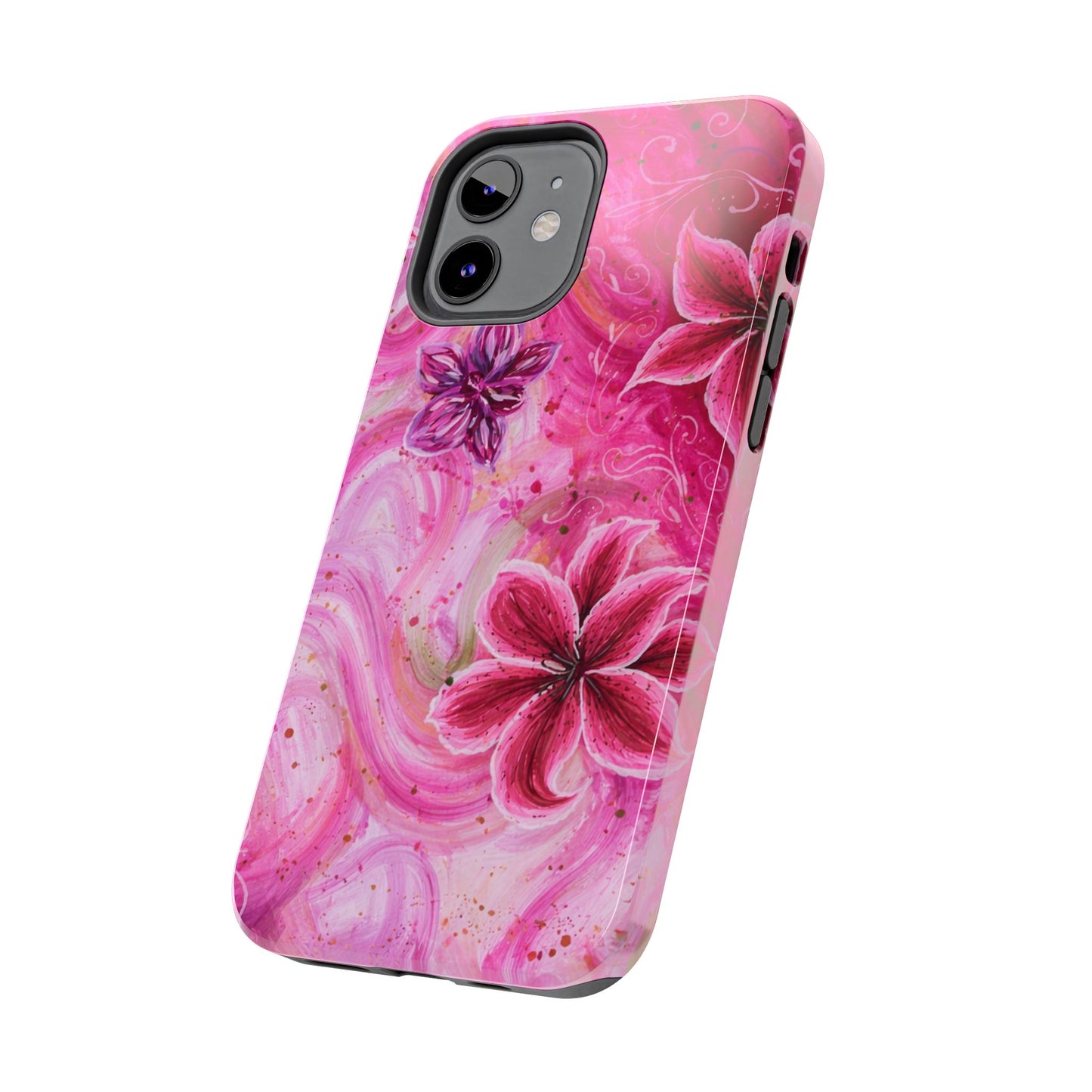 Watercolor Hibiscus - Protective Phone Case
