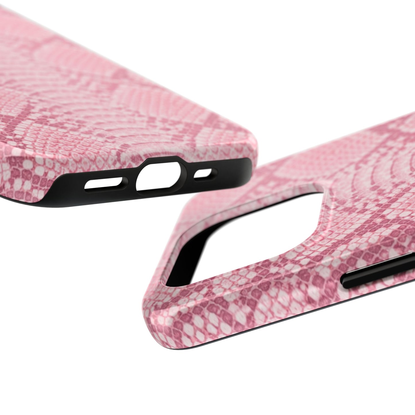Pink Snake Skin - Protective Phone Case