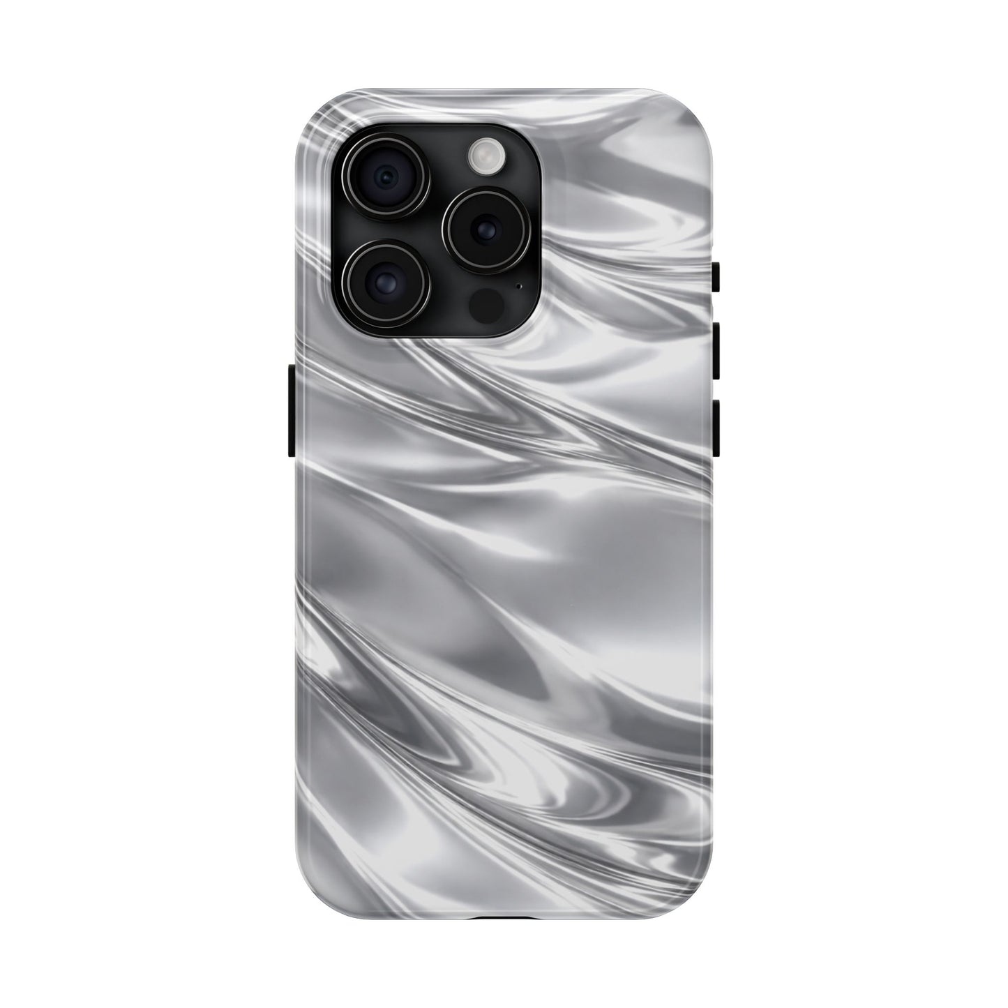 Silver Metallic - Protective Phone Case