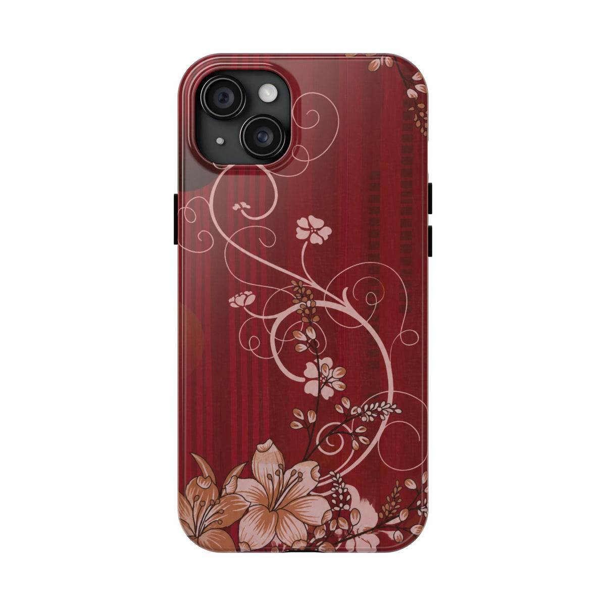 Crimson Bloom - Protective Phone Case