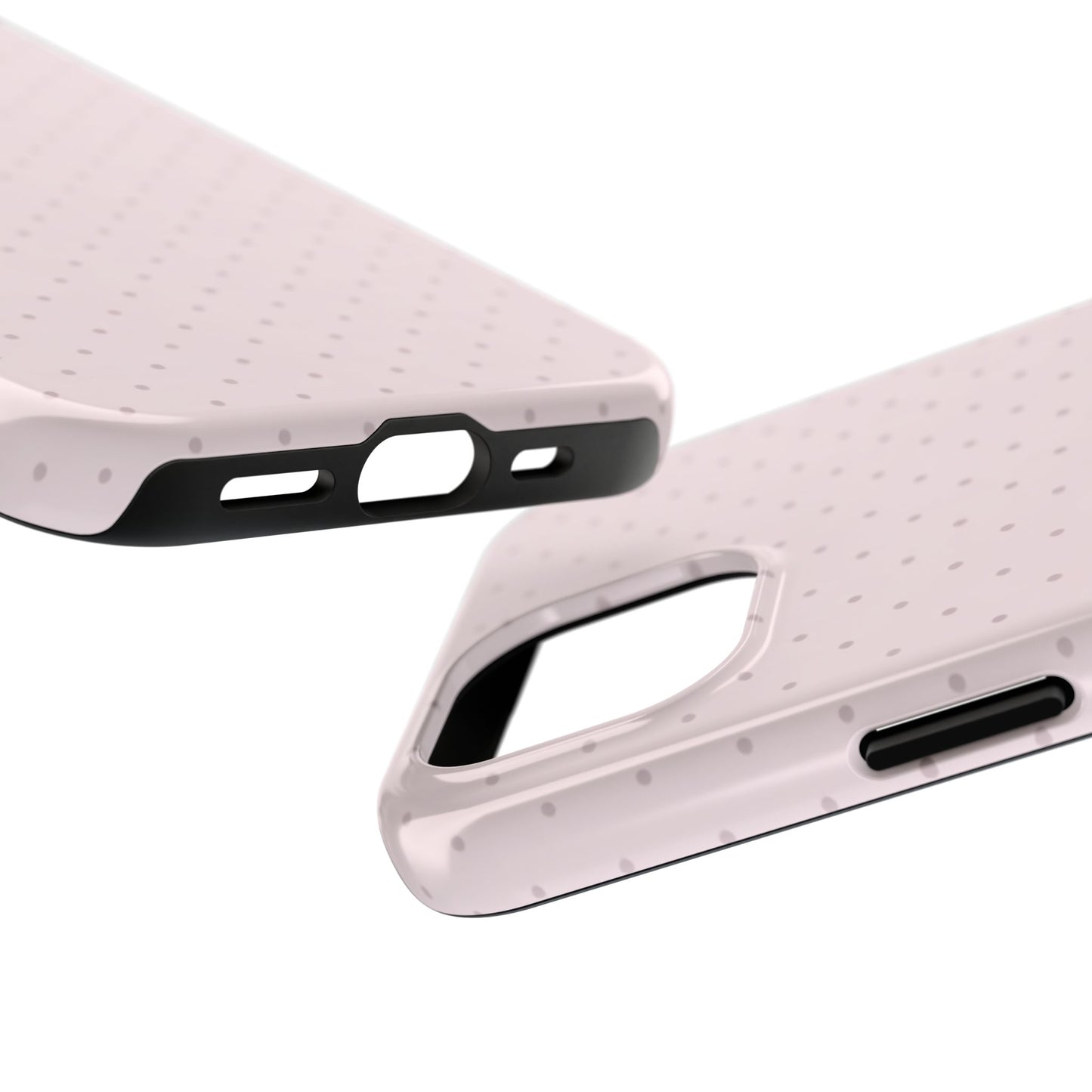 Blush Pink Polka Dot - Protective Phone Case