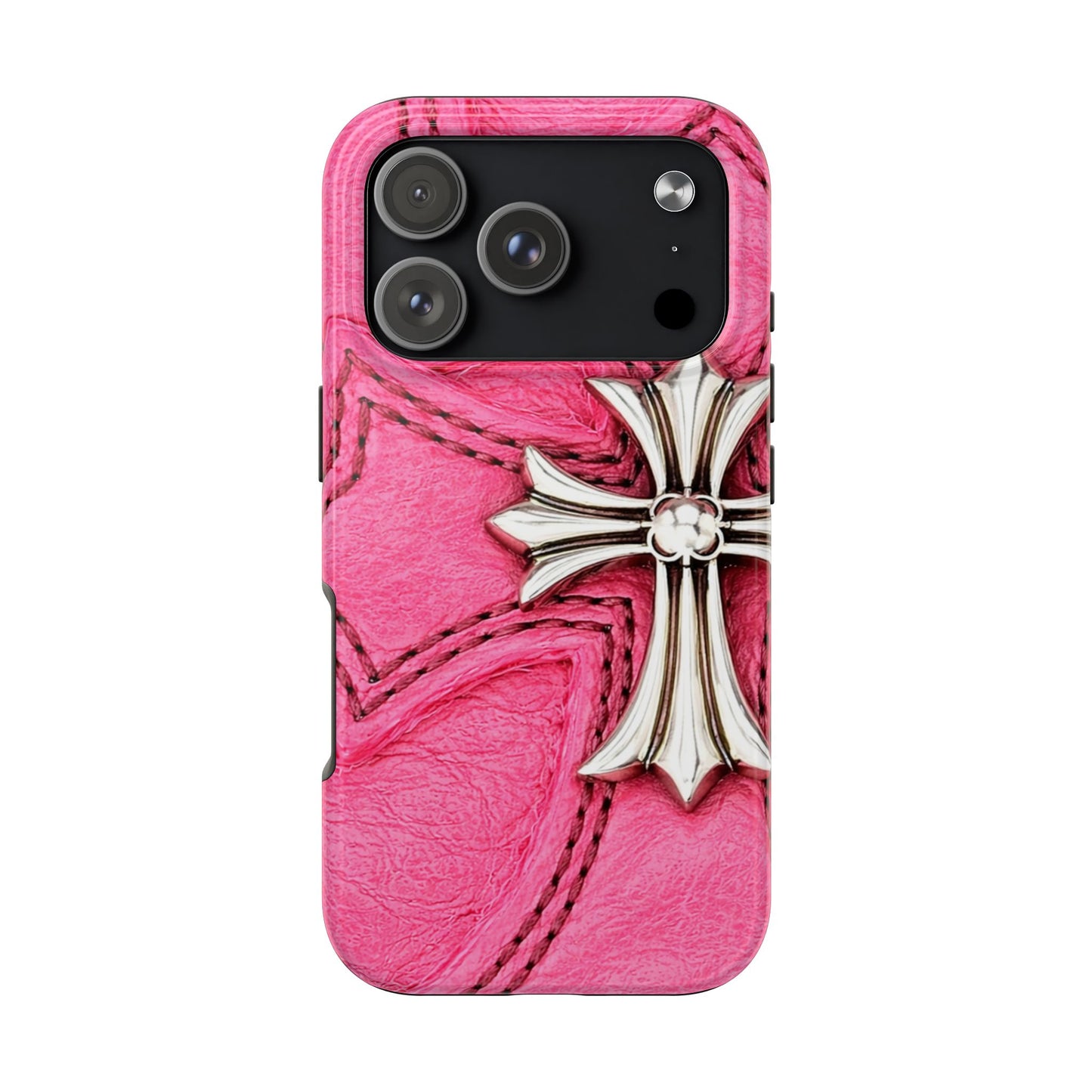 Pink Cross - Protective Phone Case