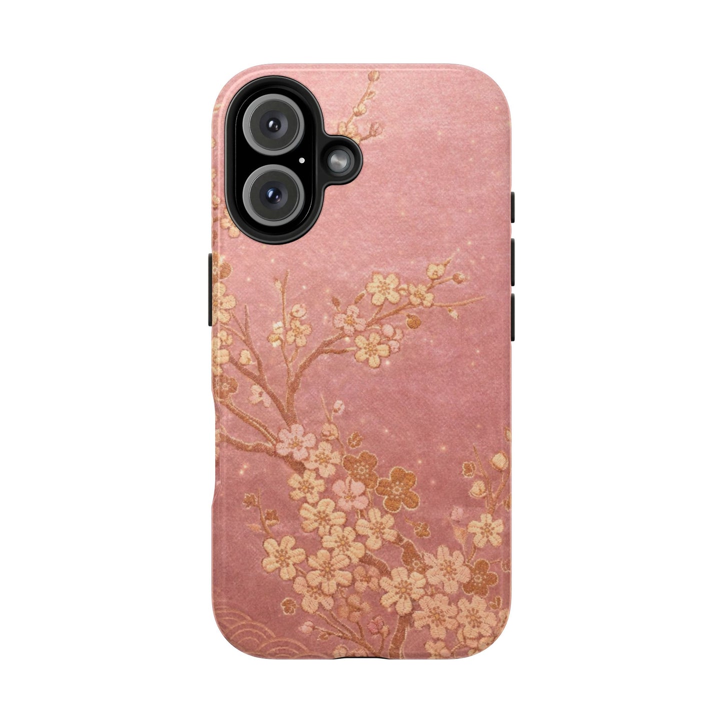 Pink Gold Cherry Blossom - Protective Phone Case