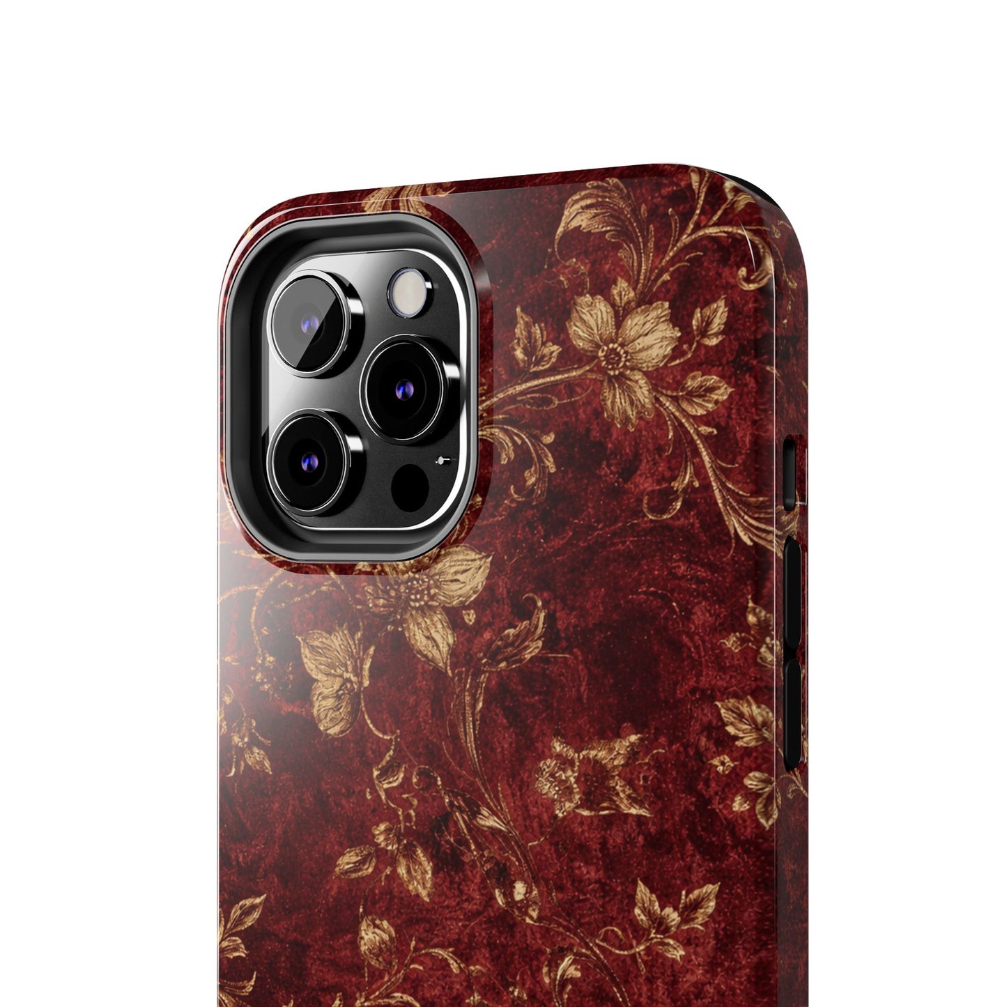 Floral Burgundy - Protective Phone Case