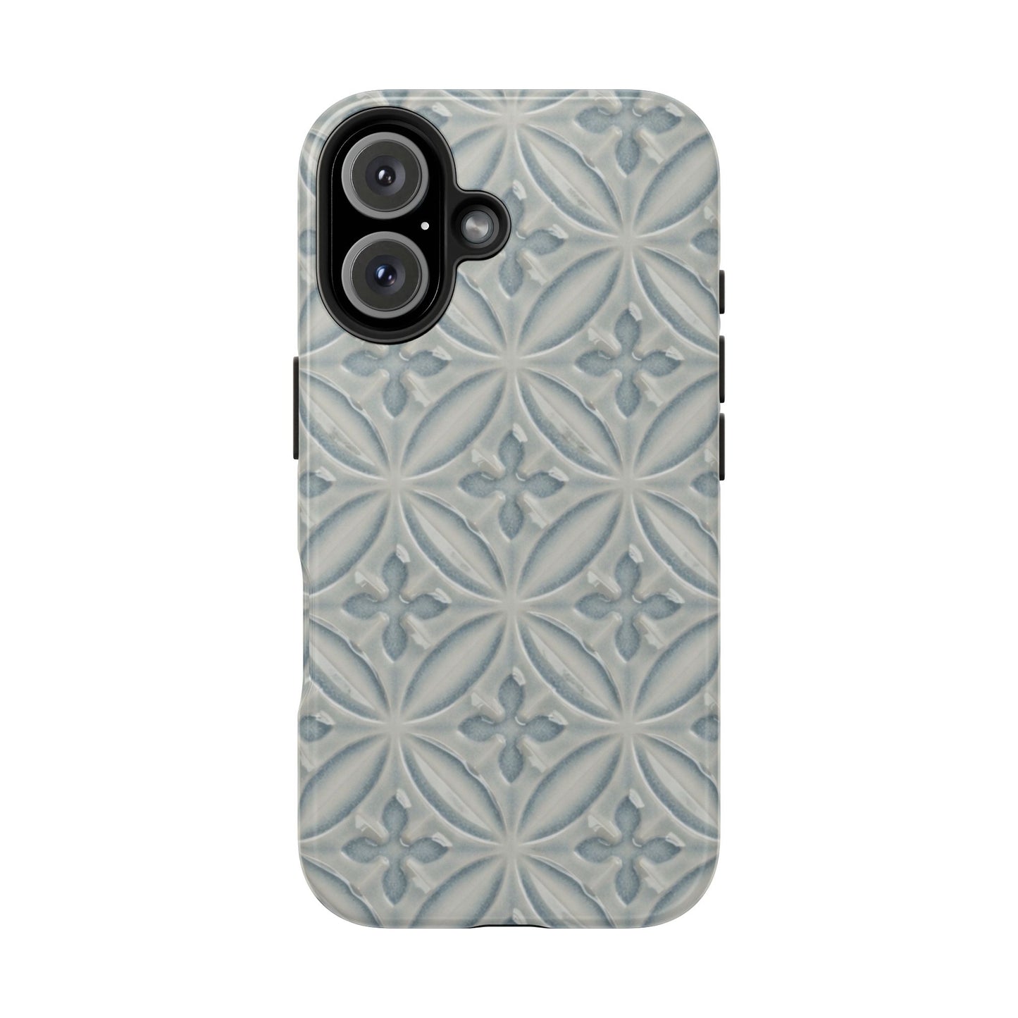Vintage Blue Tile - Protective Phone Case