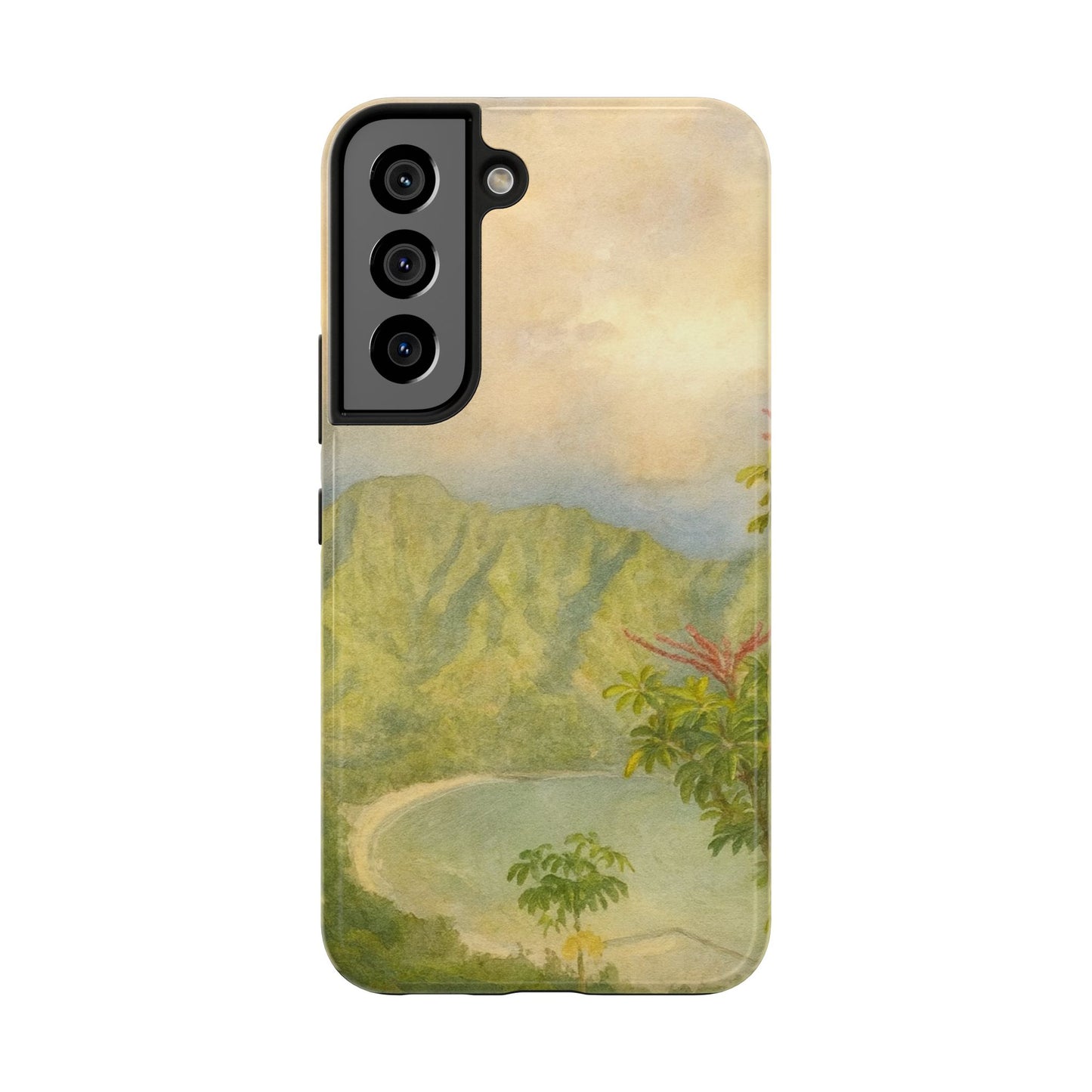Vintage Tropical Beach - Protective Phone Case
