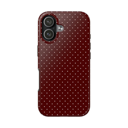Red Polka Dots - Protective Phone Case