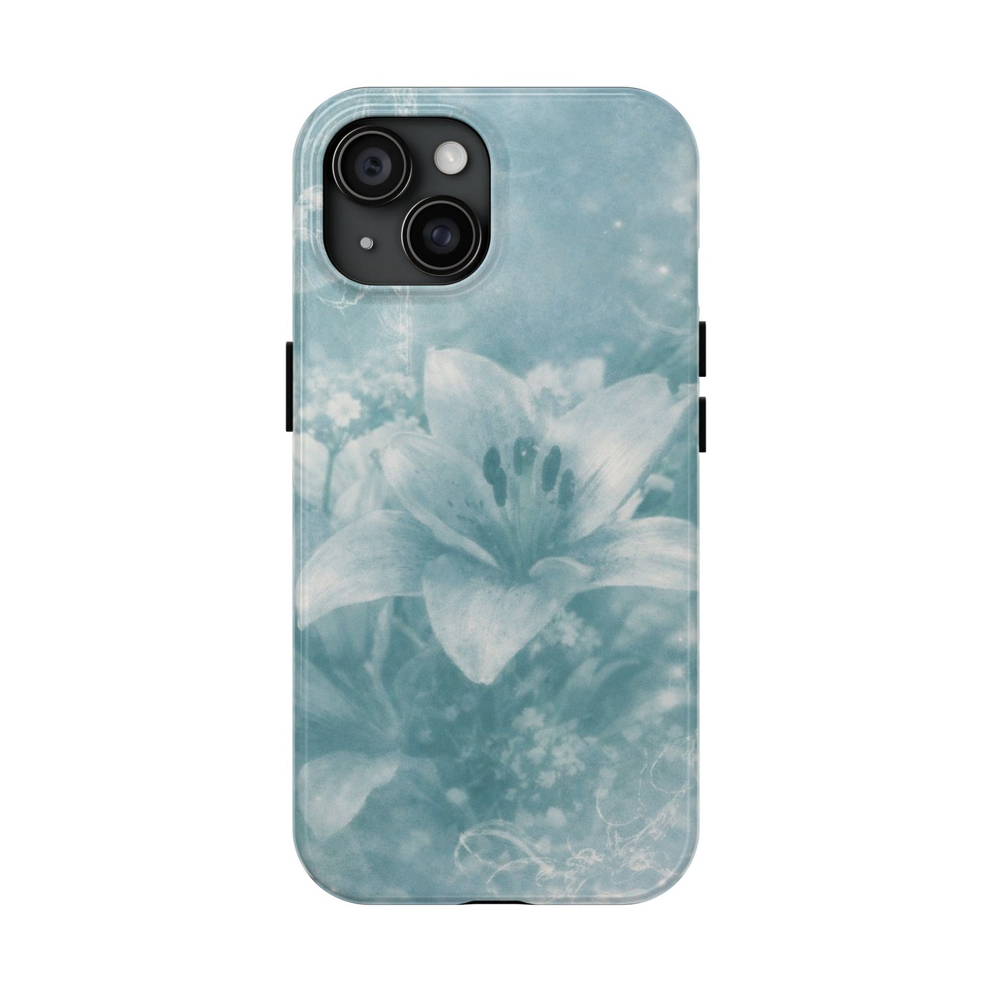 Teal Lily - Protective Phone Case