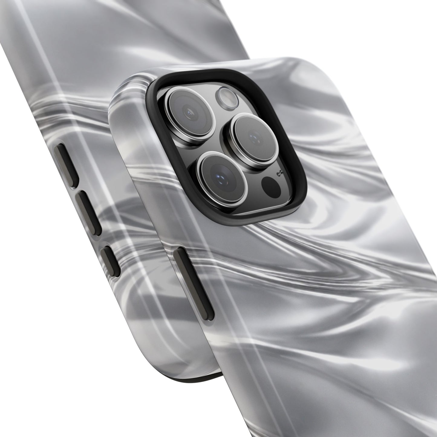 Silver Metallic - Protective Phone Case