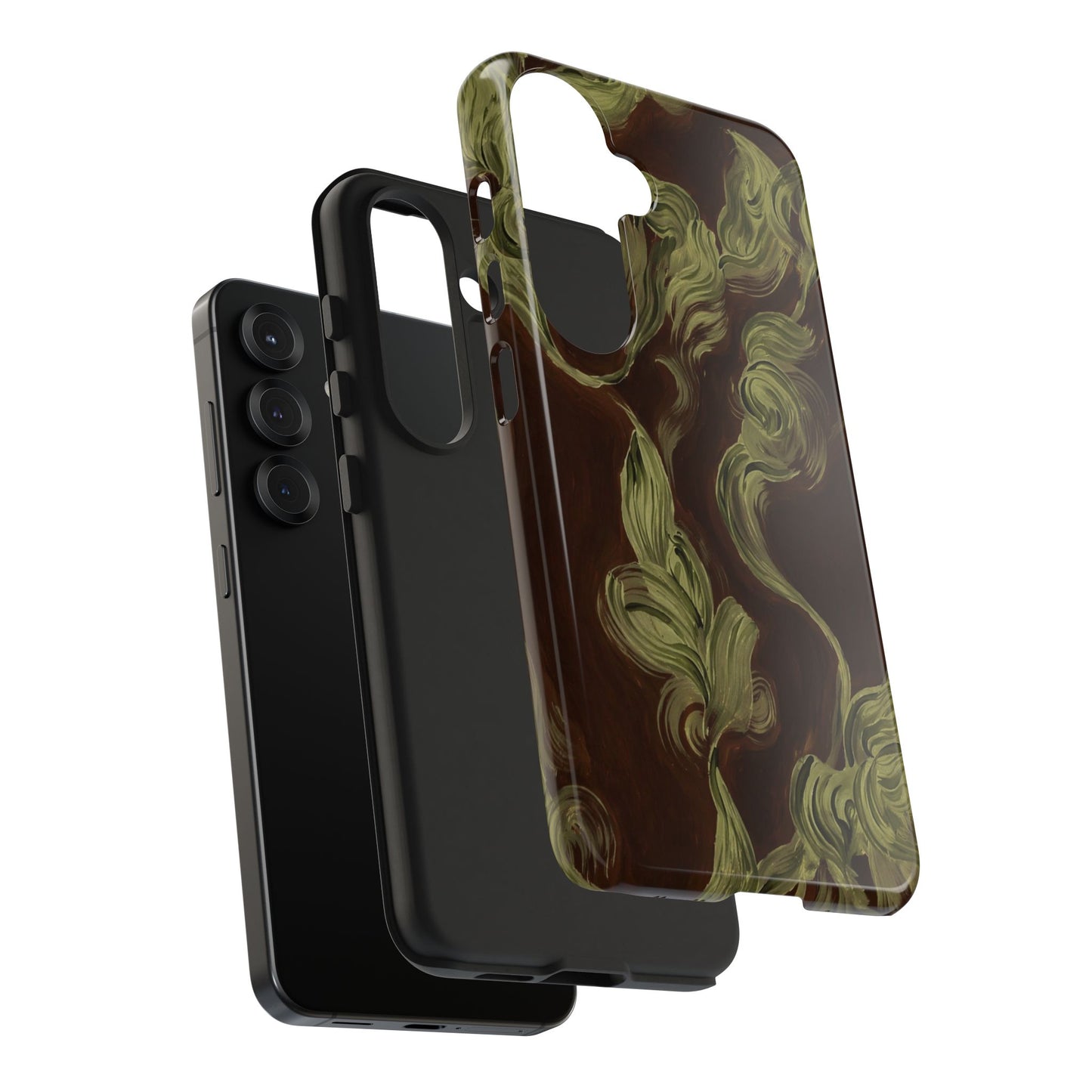 Magnolia Stained Glass - Protective Phone Case