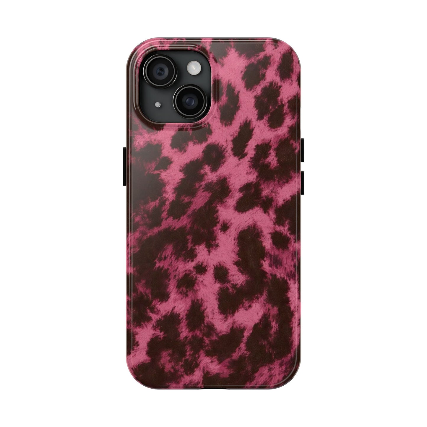 Pink Leopard Print - Protective Phone Case
