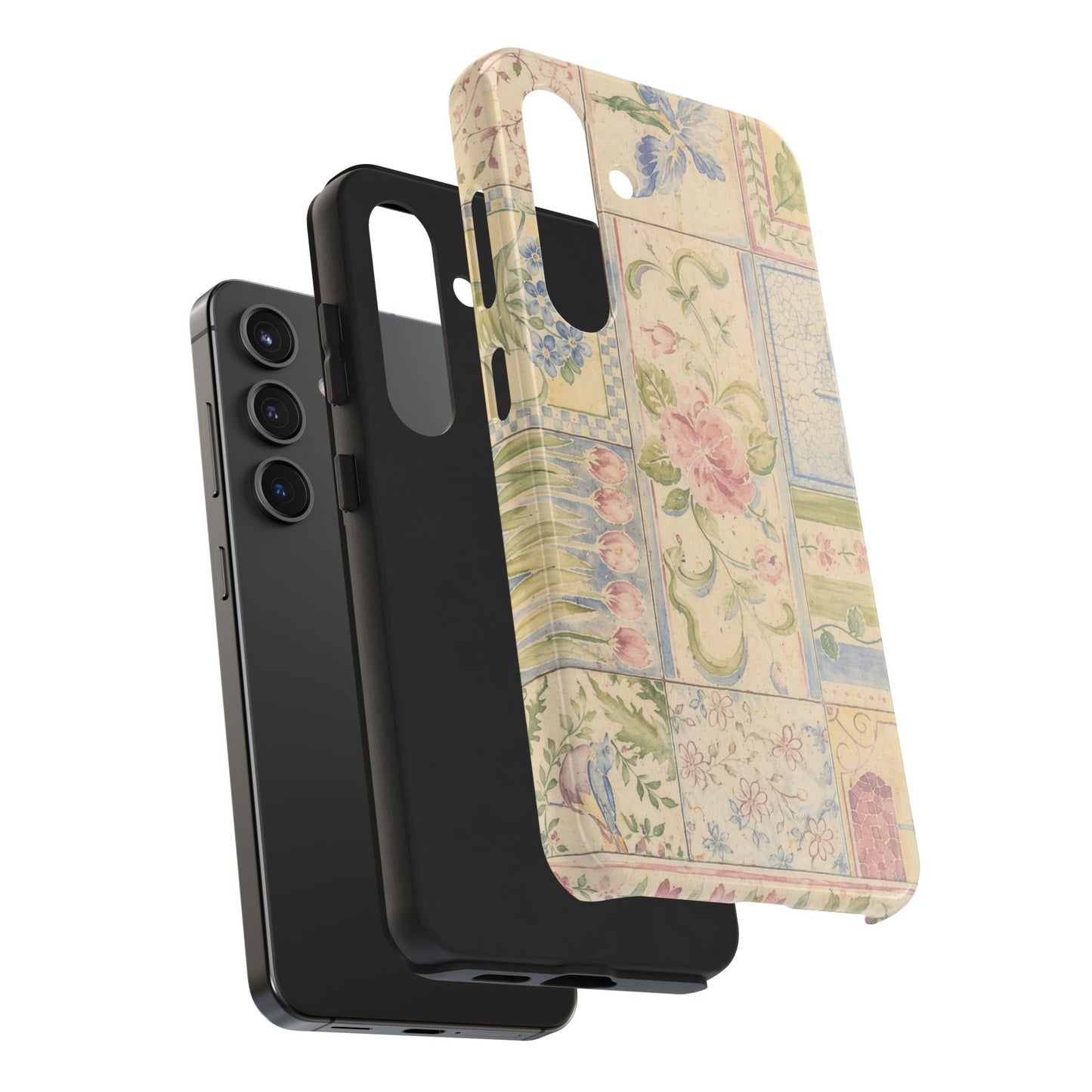 Floral Patchwork - Protective Phone Case