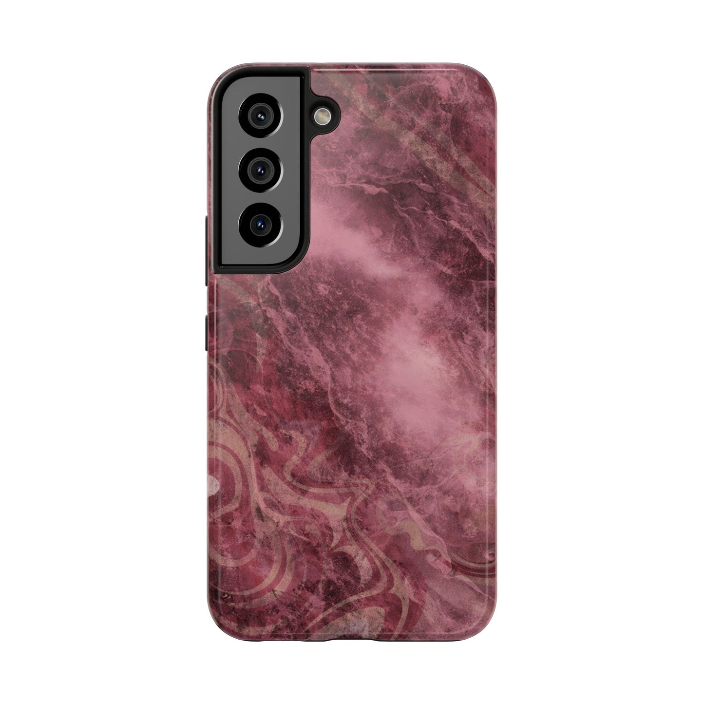 Marble Magenta - Protective Phone Case