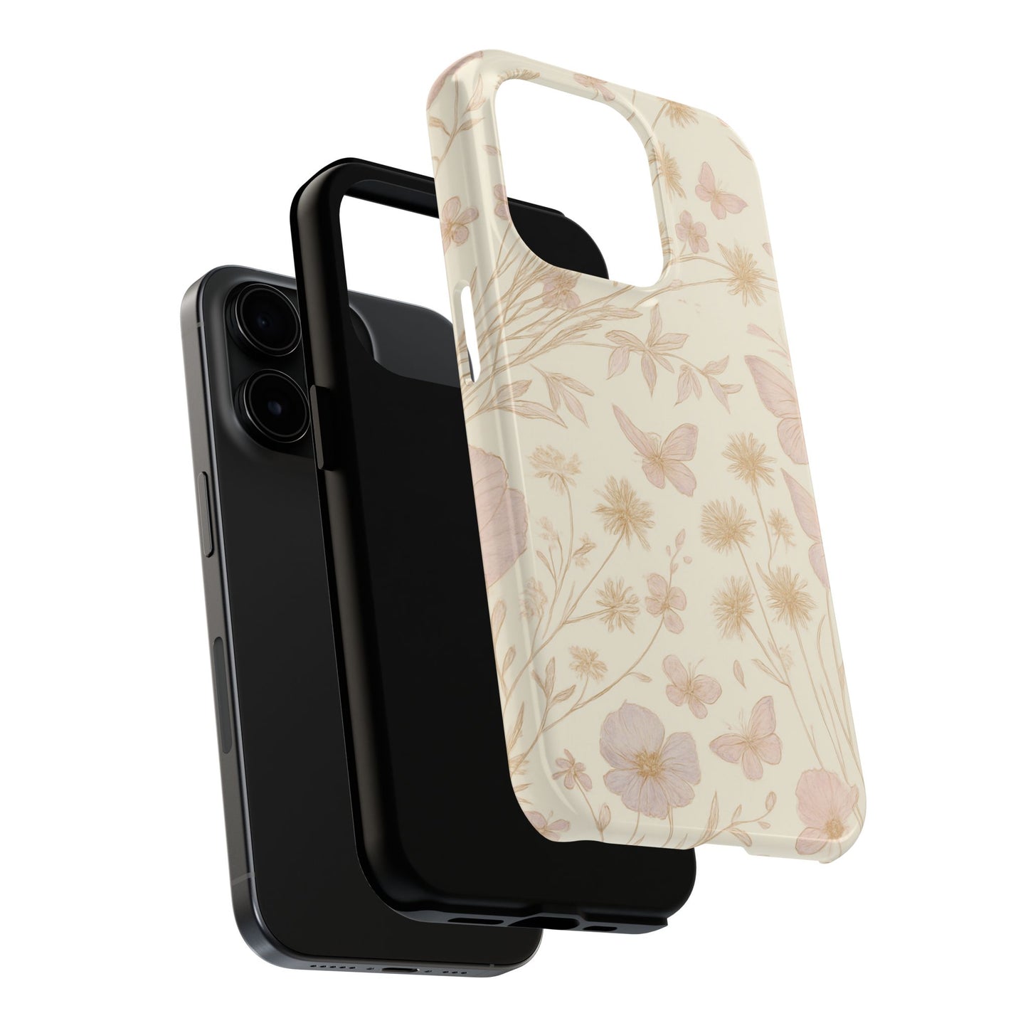 Floral Flutter - Protective Phone Case