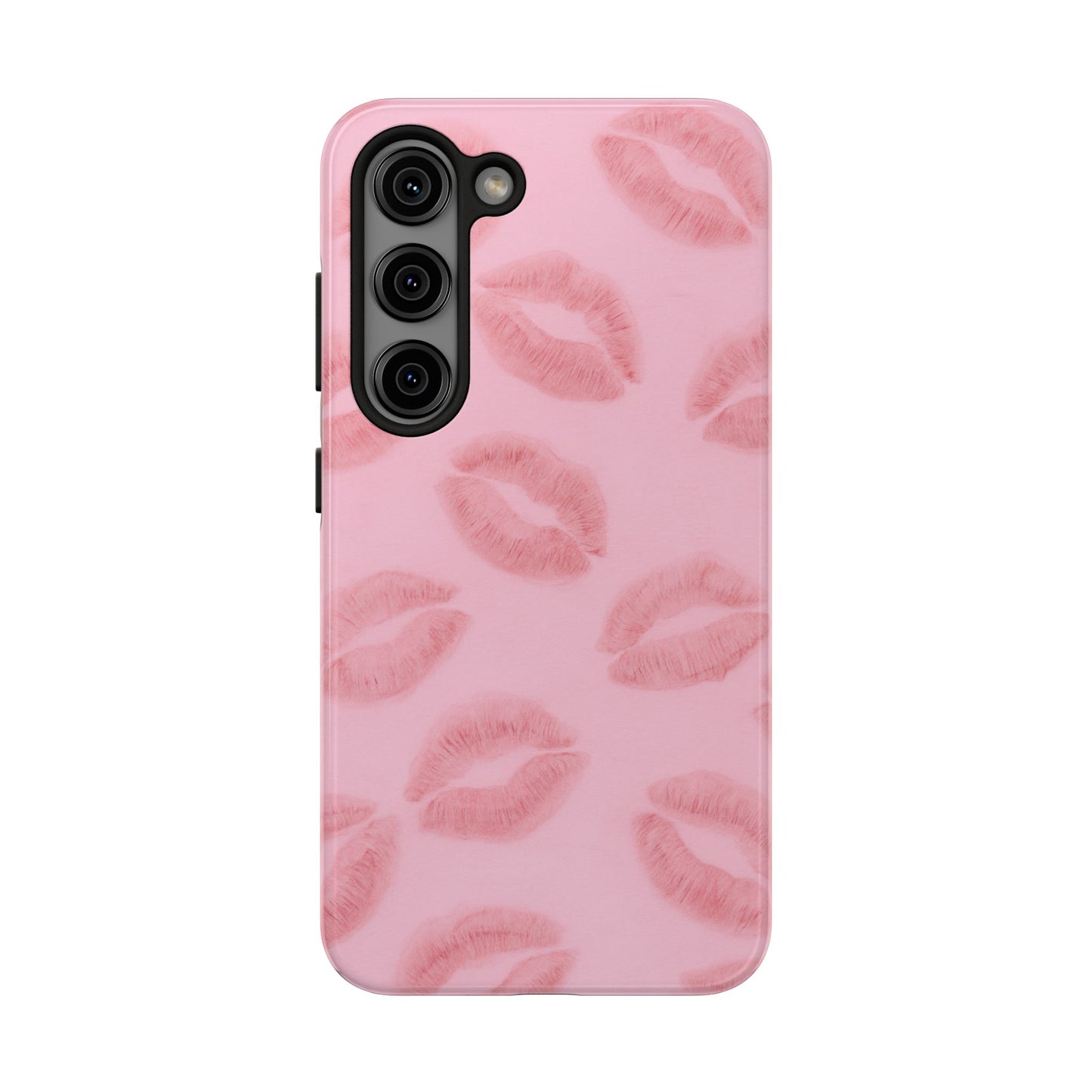 Pink Rosy Kisses - Protective Phone Case
