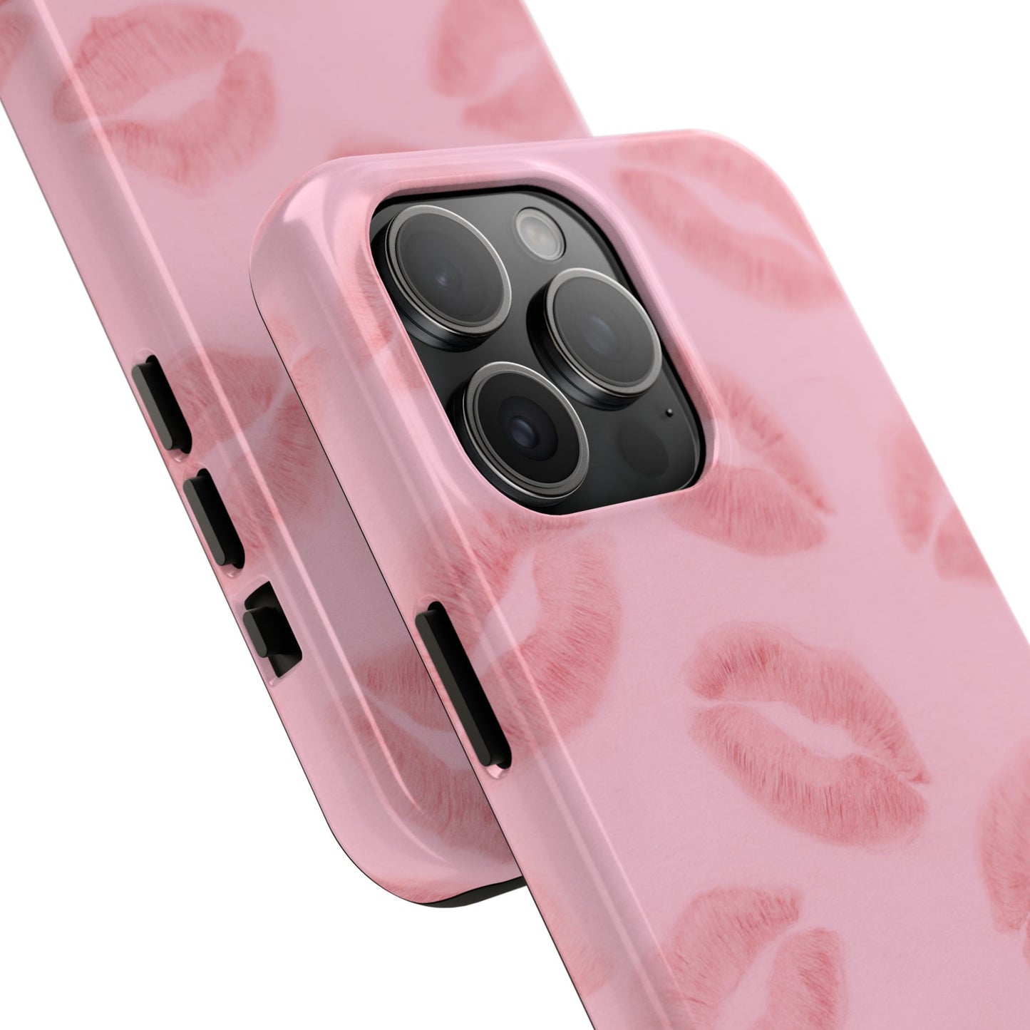 Pink Rosy Kisses - Protective Phone Case