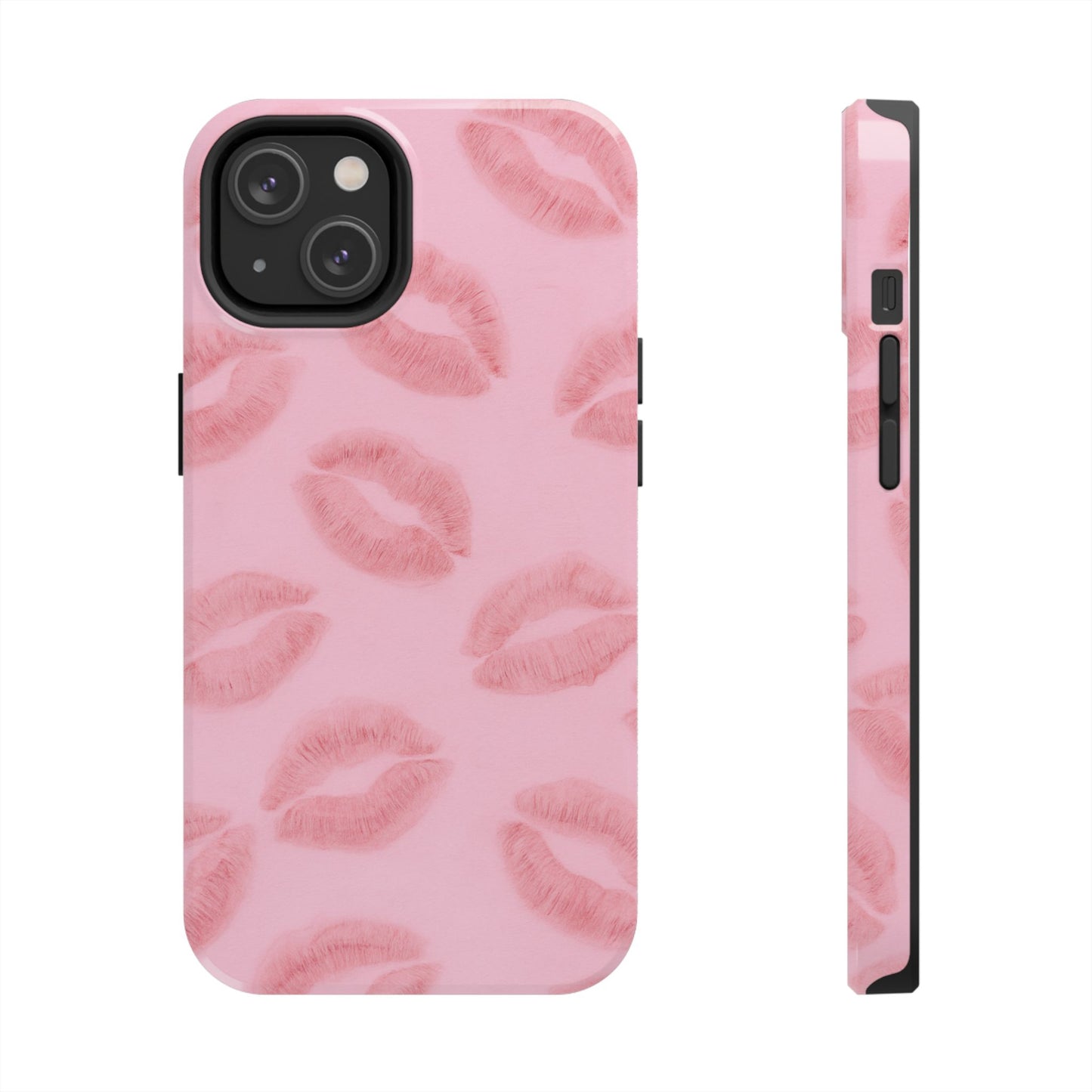 Pink Rosy Kisses - Protective Phone Case