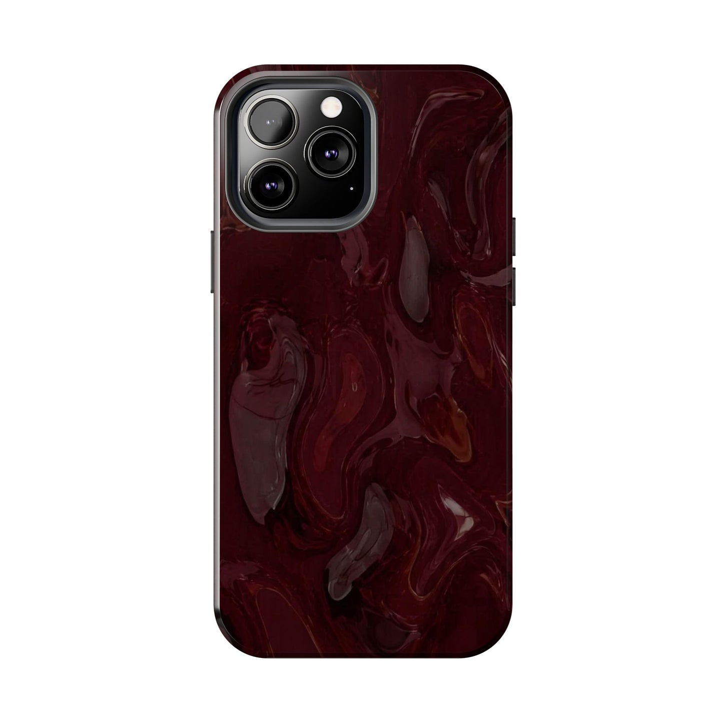 Glossy Maroon - Protective Phone Case