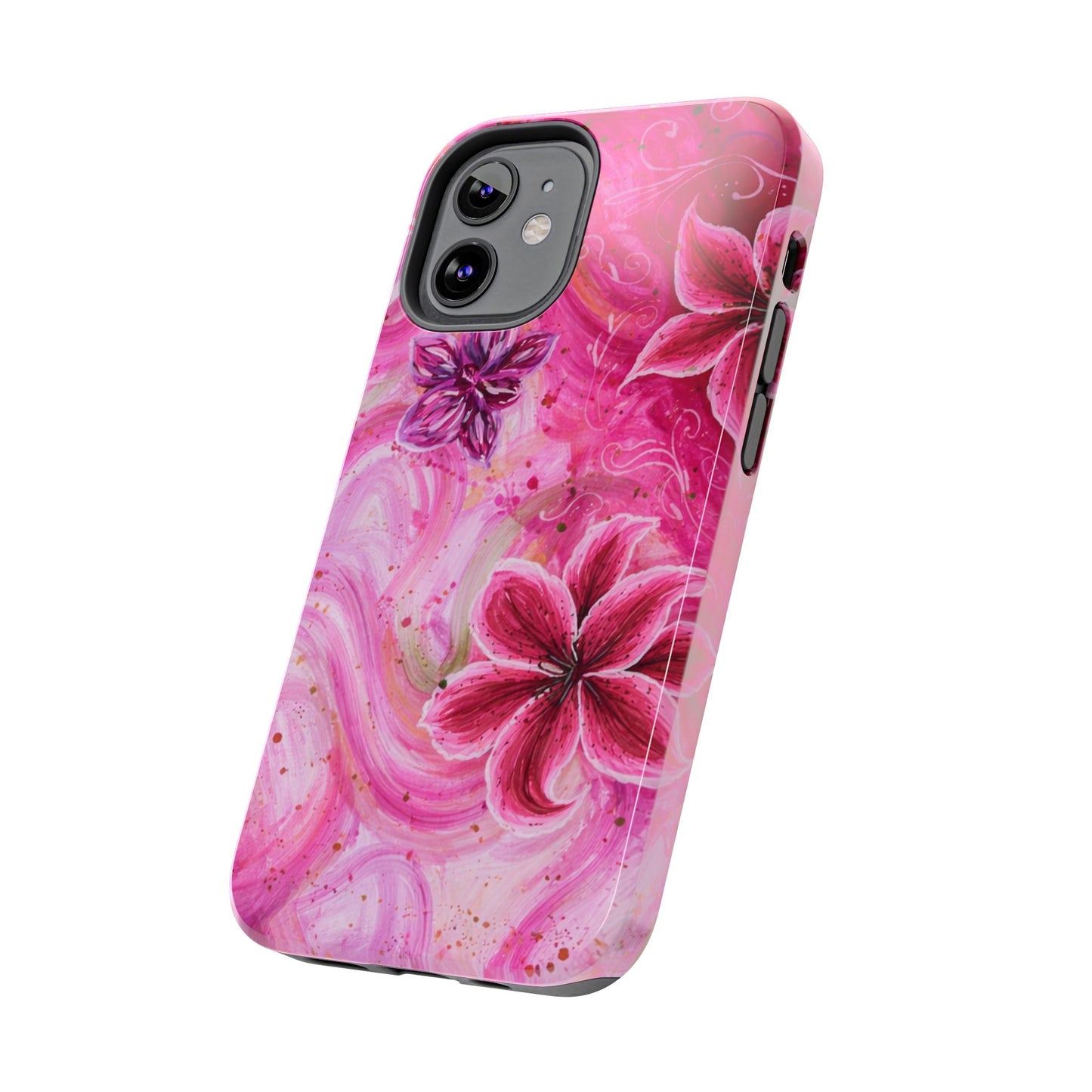 Watercolor Hibiscus - Protective Phone Case