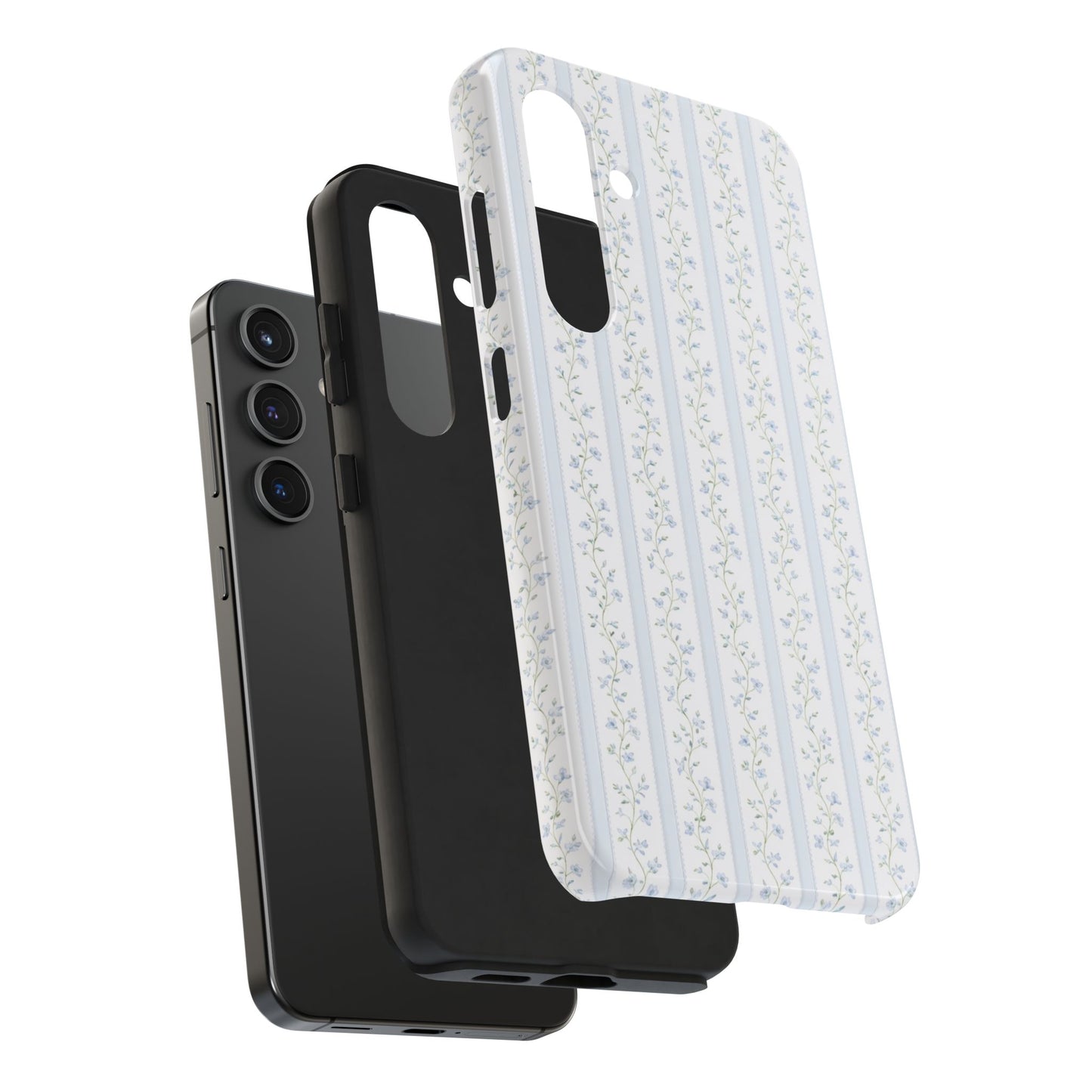 Vintage Blue Vine - Protective Phone Case