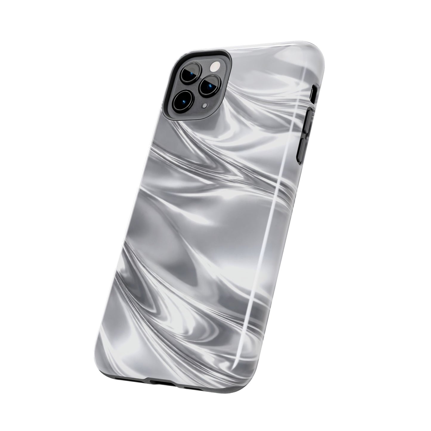 Silver Metallic - Protective Phone Case