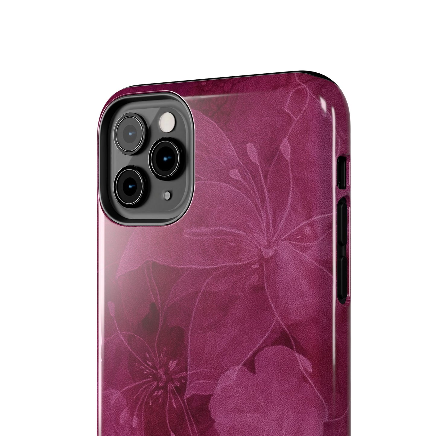 Magenta Petals - Protective Phone Case