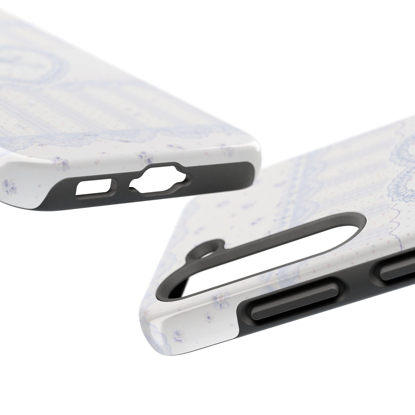 Coquette Blue Lace - Protective Phone Case