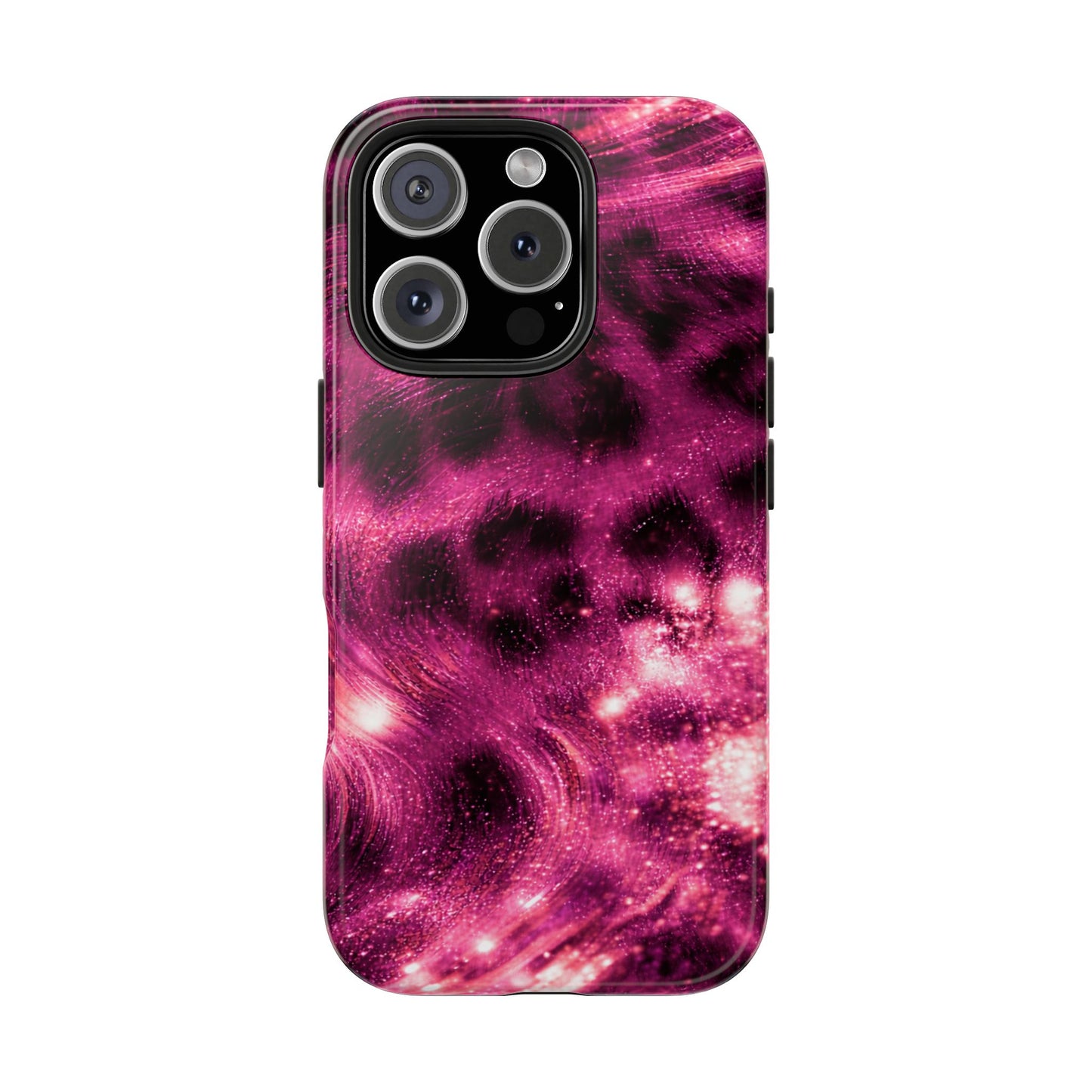 Magenta Y2K Leopard - Protective Phone Case