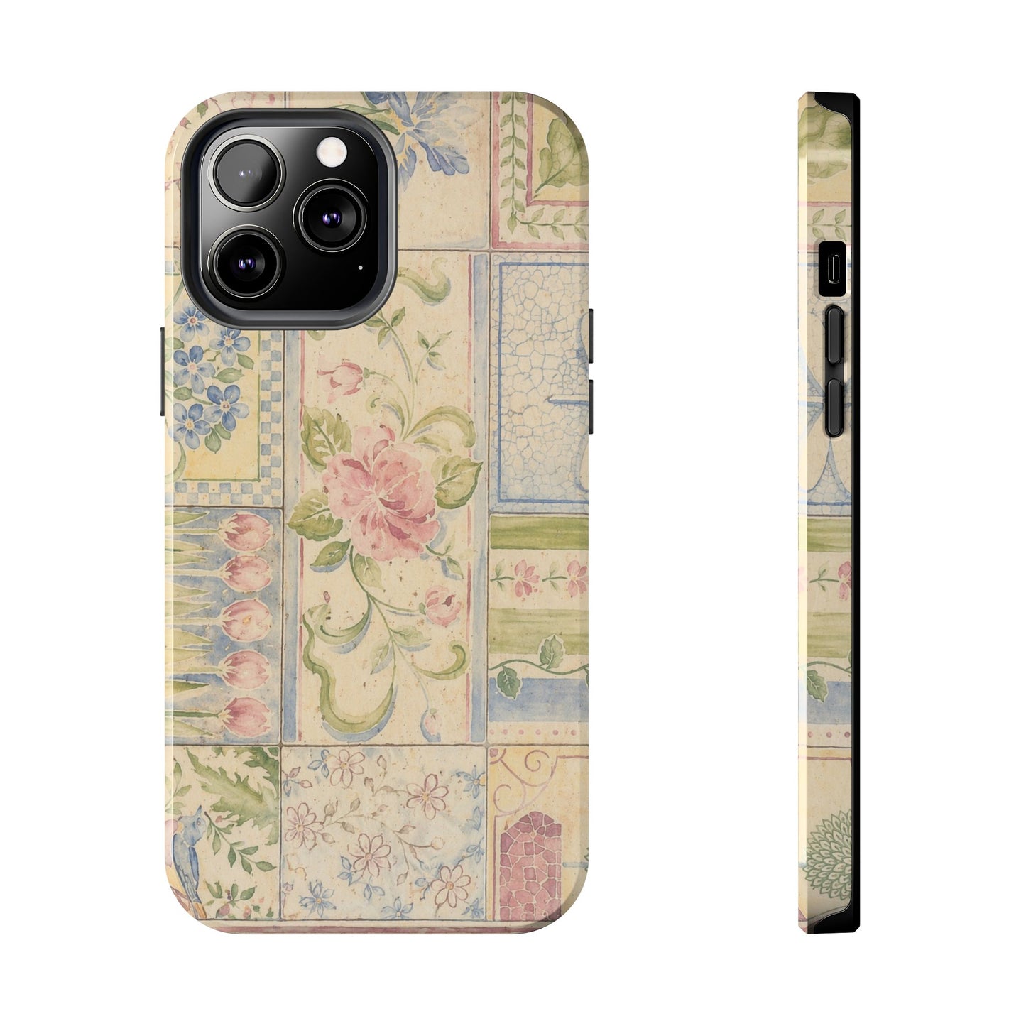Floral Patchwork - Protective Phone Case