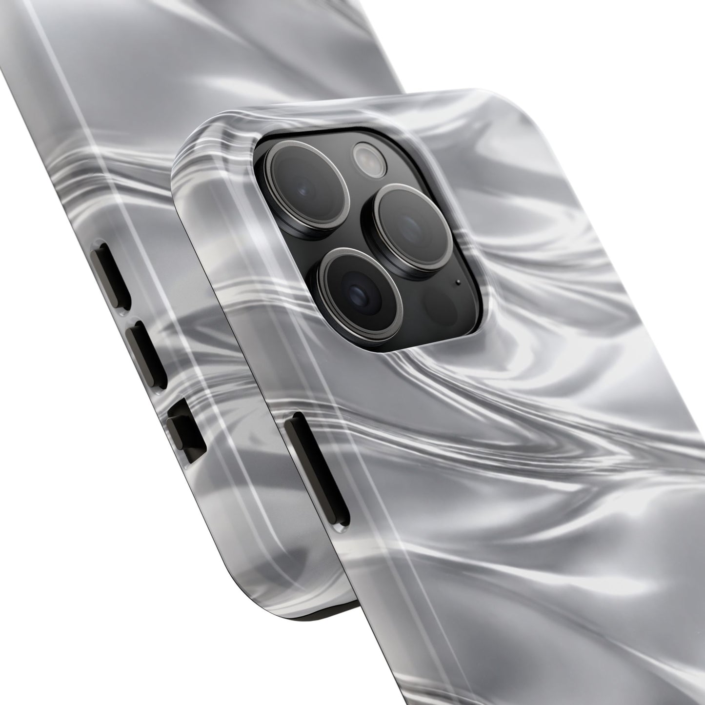 Silver Metallic - Protective Phone Case