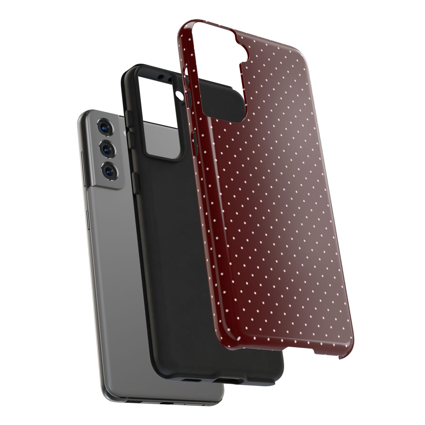 Red Polka Dots - Protective Phone Case