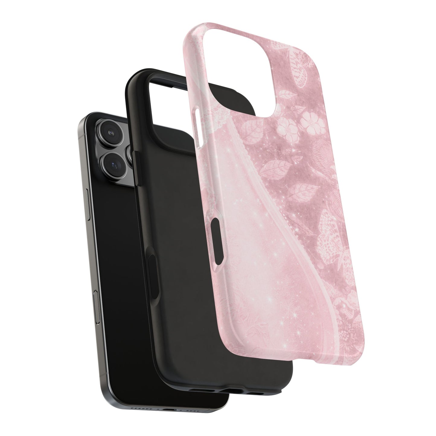 Pink Paisley - Protective Phone Case