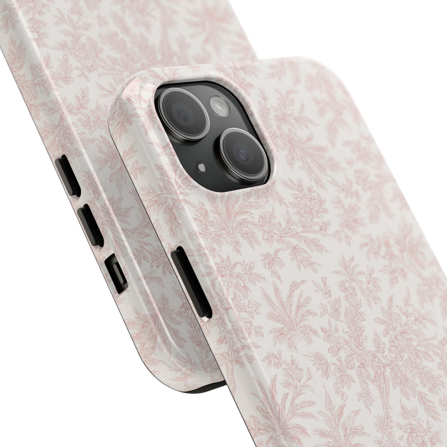 Blush Pink Floral - Protective Phone Case