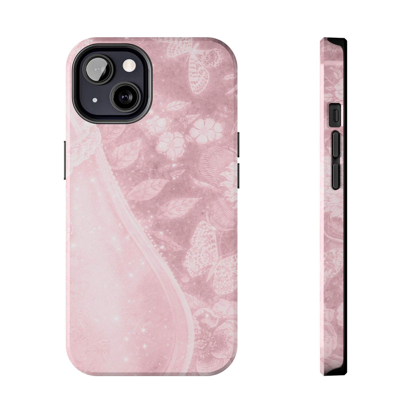 Pink Paisley - Protective Phone Case