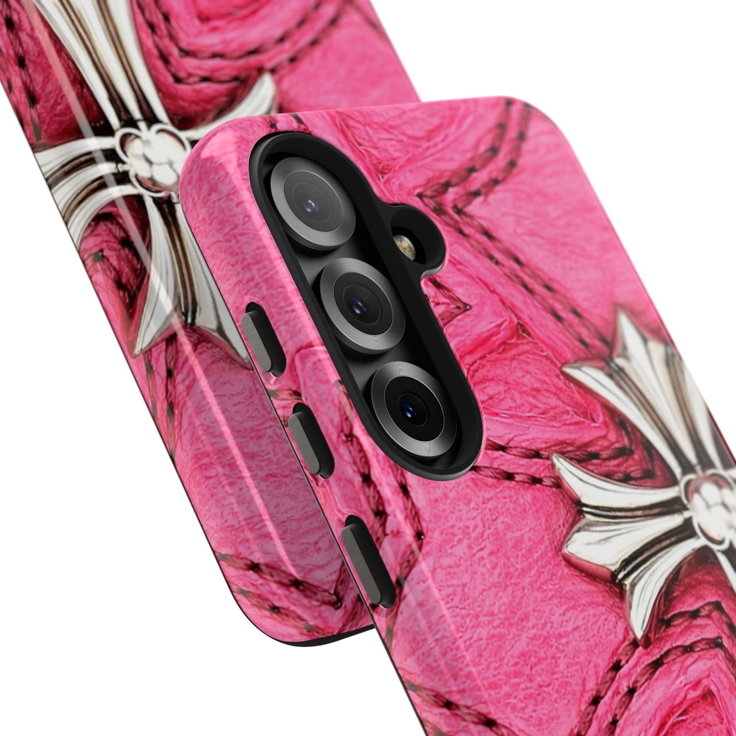Pink Cross - Protective Phone Case